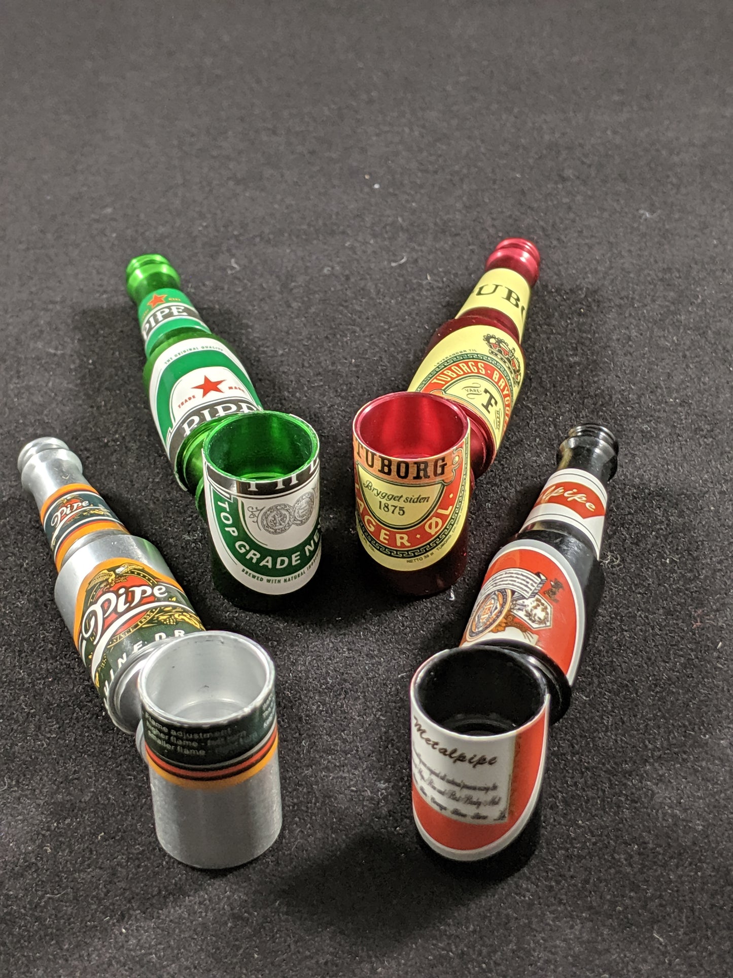 3 Pack: 2.5" Metal Spoon Mini Beer Bottle