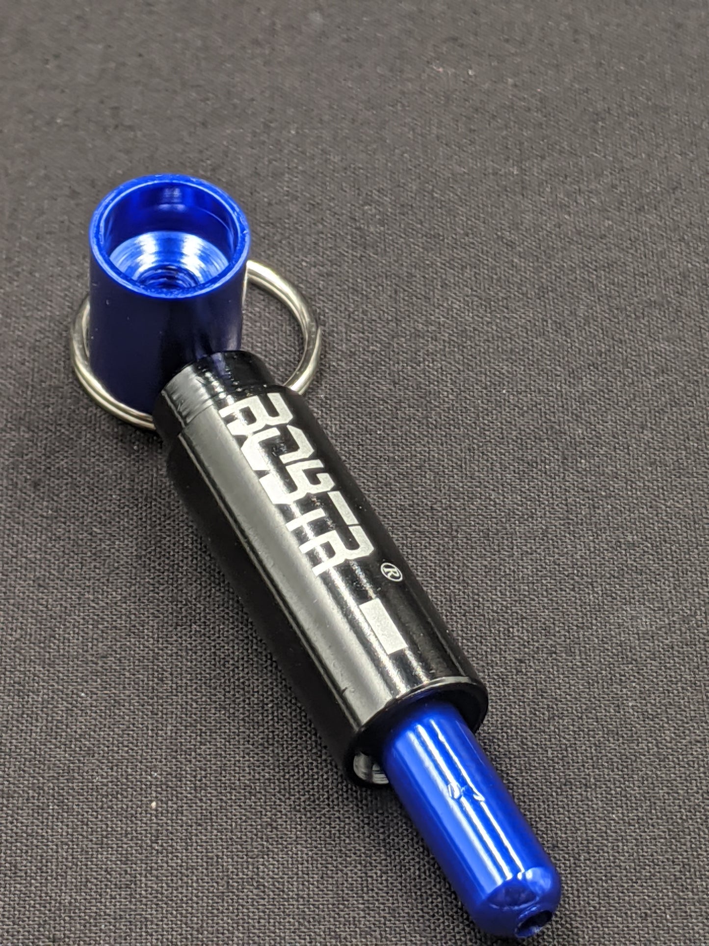 3" Metal Spoon Keychain Battery Style