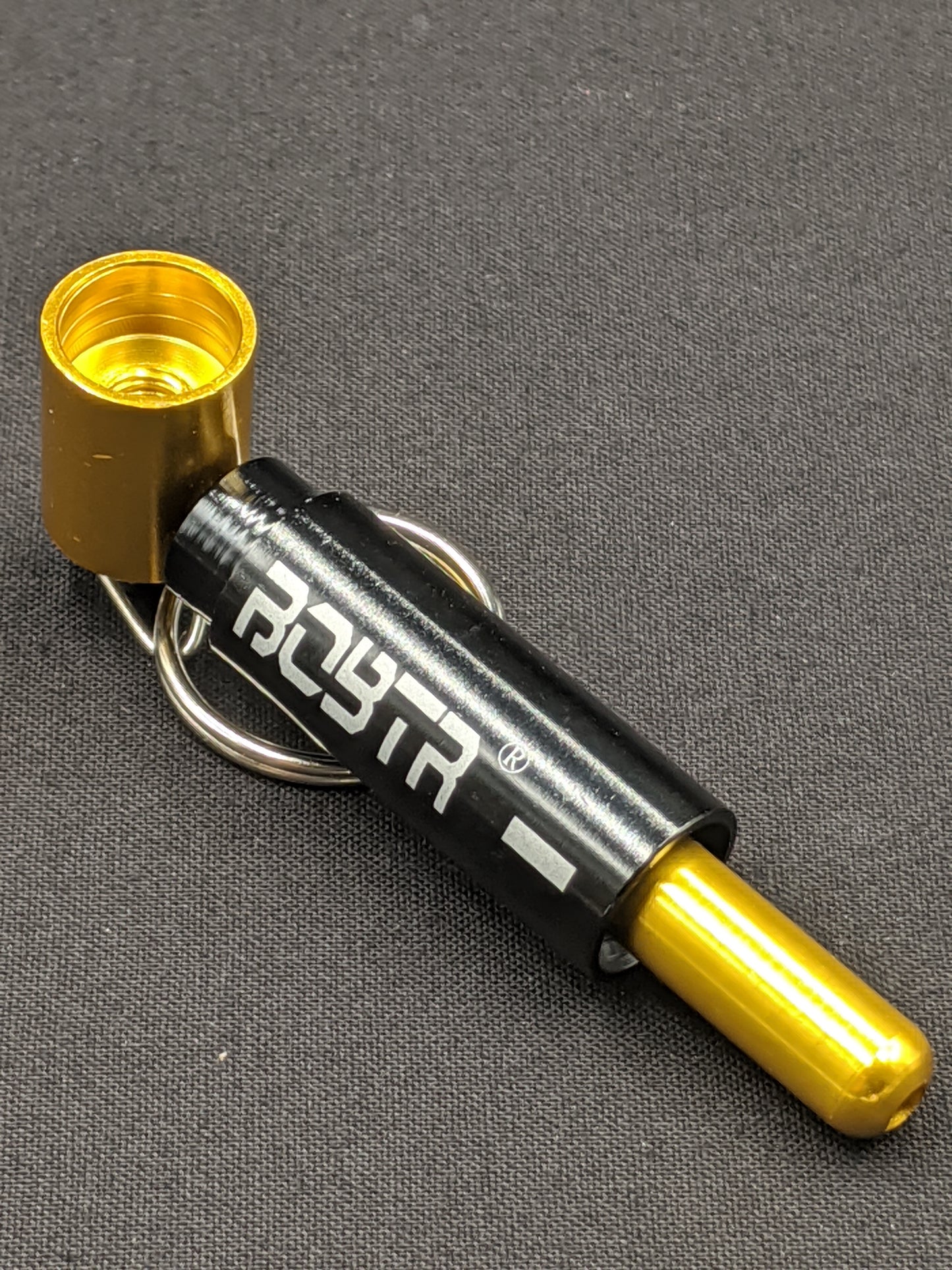 3" Metal Spoon Keychain Battery Style
