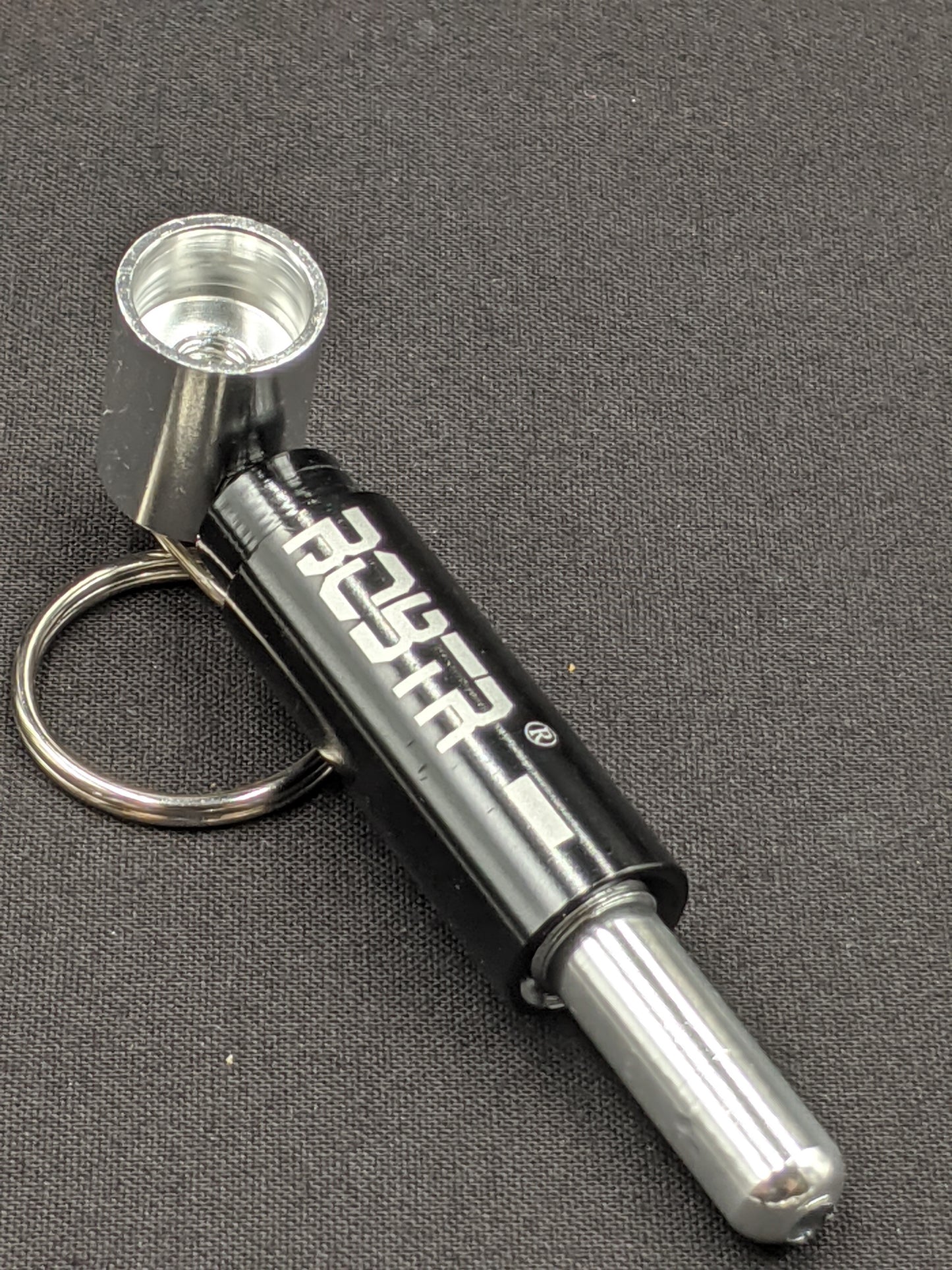3" Metal Spoon Keychain Battery Style