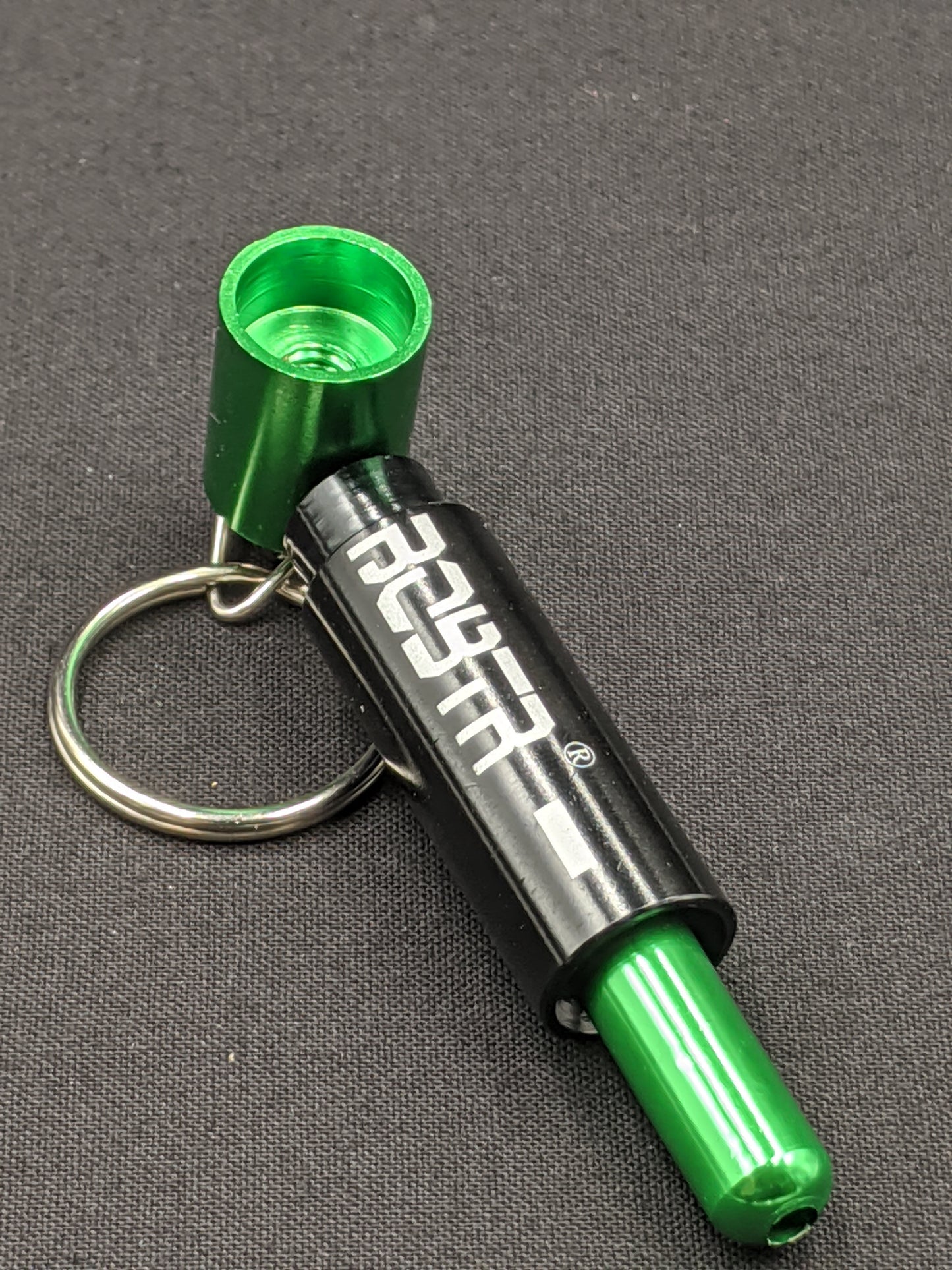 3" Metal Spoon Keychain Battery Style
