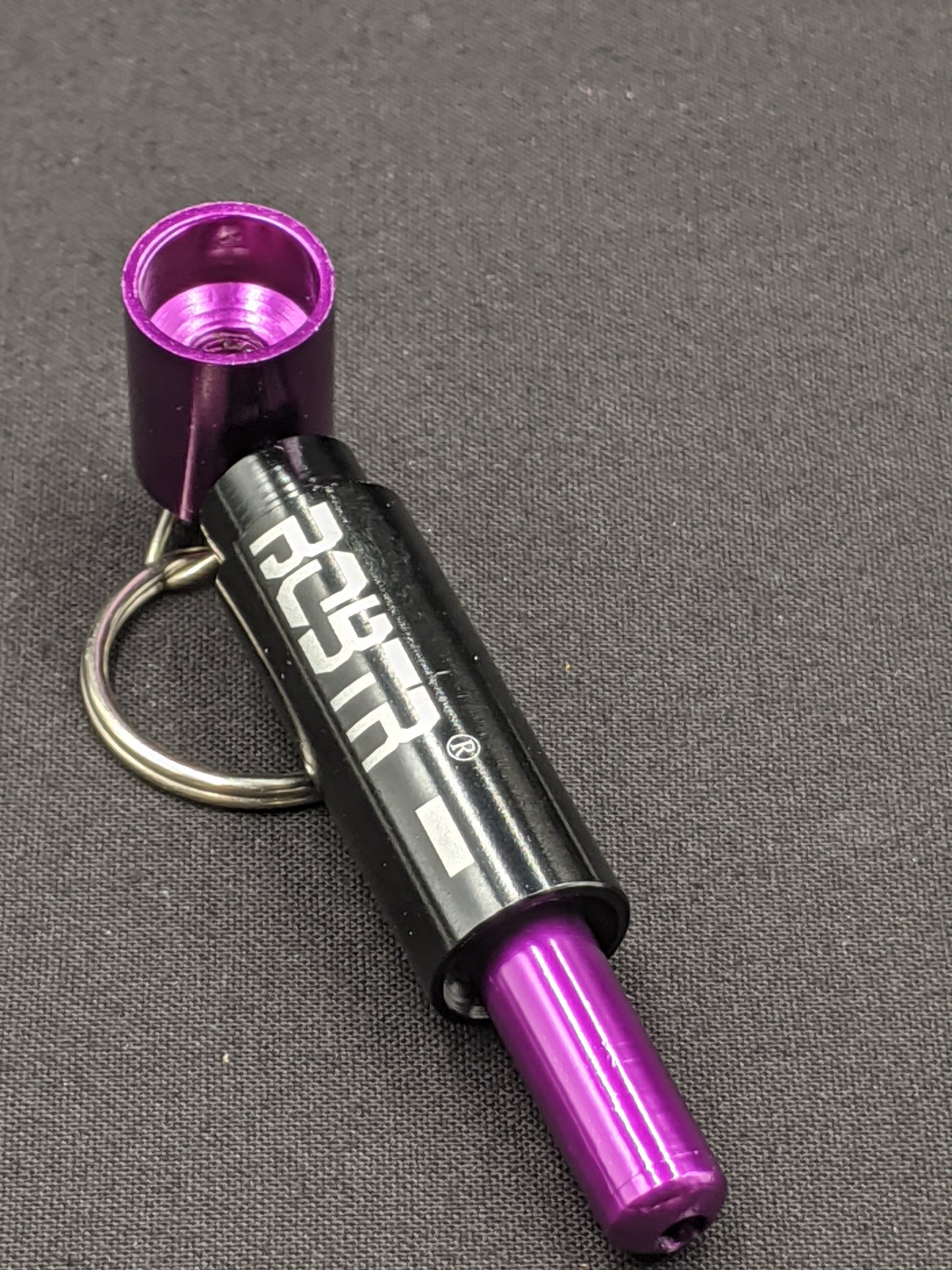 3" Metal Spoon Keychain Battery Style