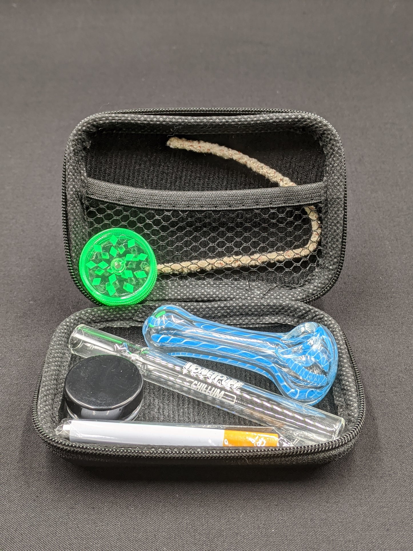 Metal/Glass Pipe Combo - 7 Piece Set 001