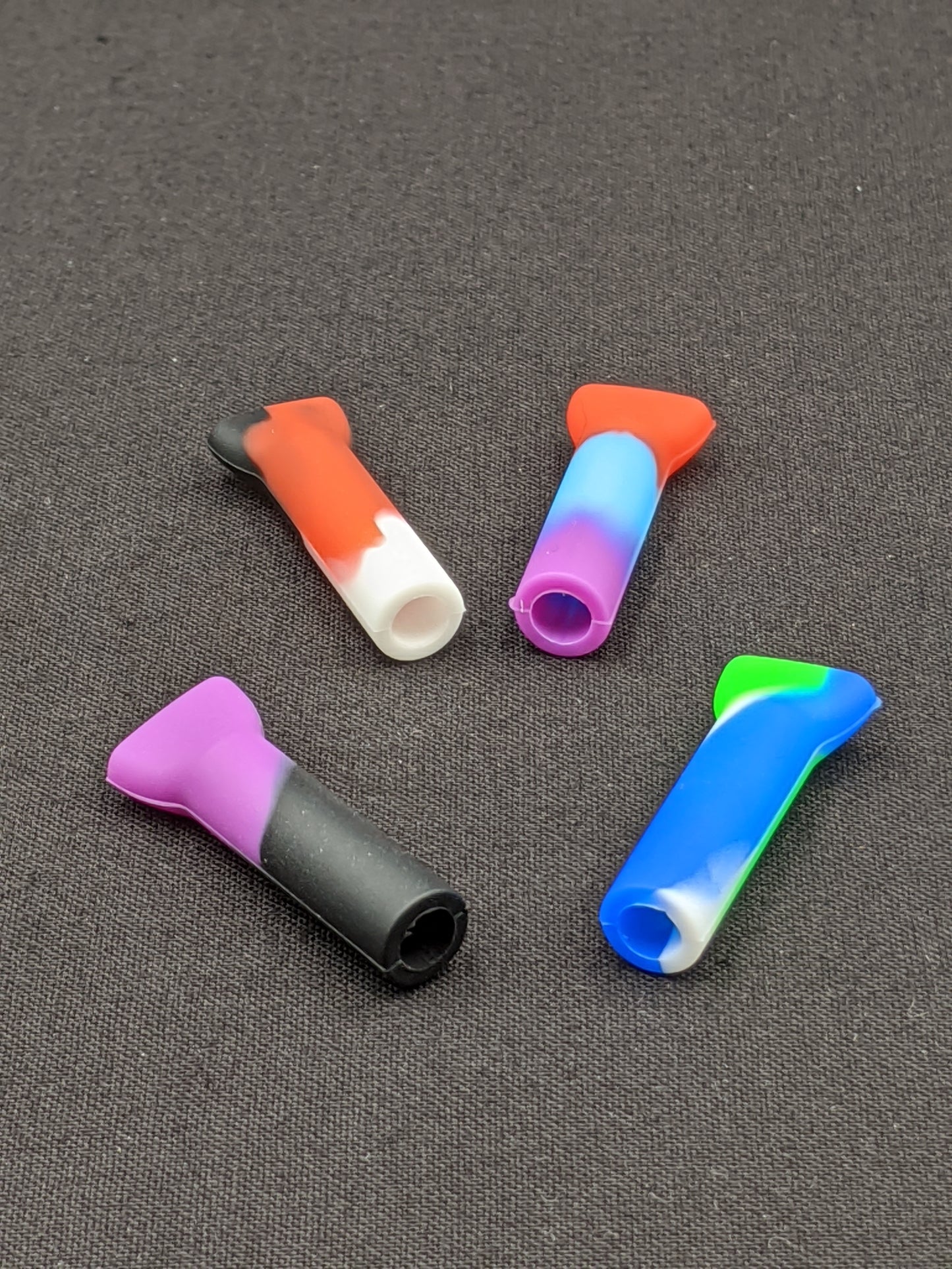 10 Pack - Reusable Silicone Filter Tips (Assorted Colors)