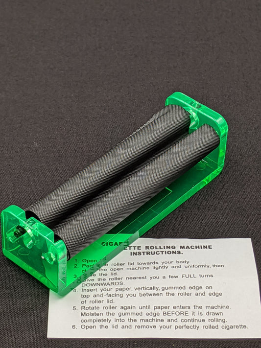 78mm Rolling Machine Roll Your Own Cigarette Paper Hand Roller Green