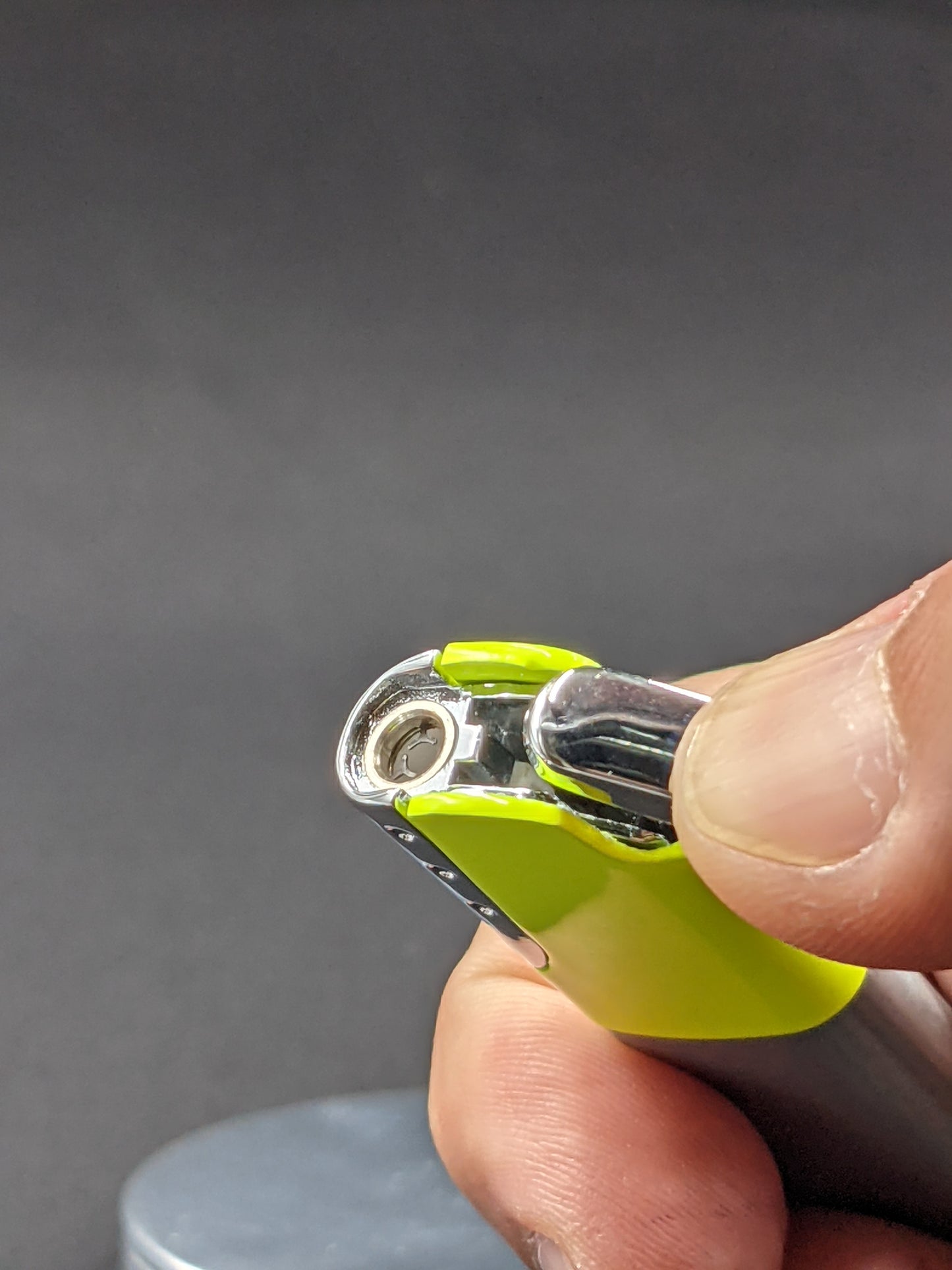 Aomai Jet Torch Windproof Butane Lighter Color Tops Neon Yellow