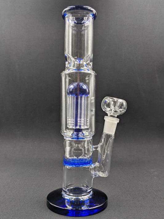 10" Glass Water Pipe Bong Thick Tree and Honeycomb Percs!!  BL