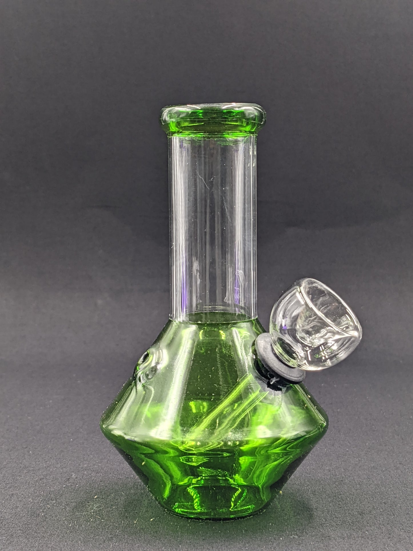 5" Glass Water Pipe Bong UFO Green