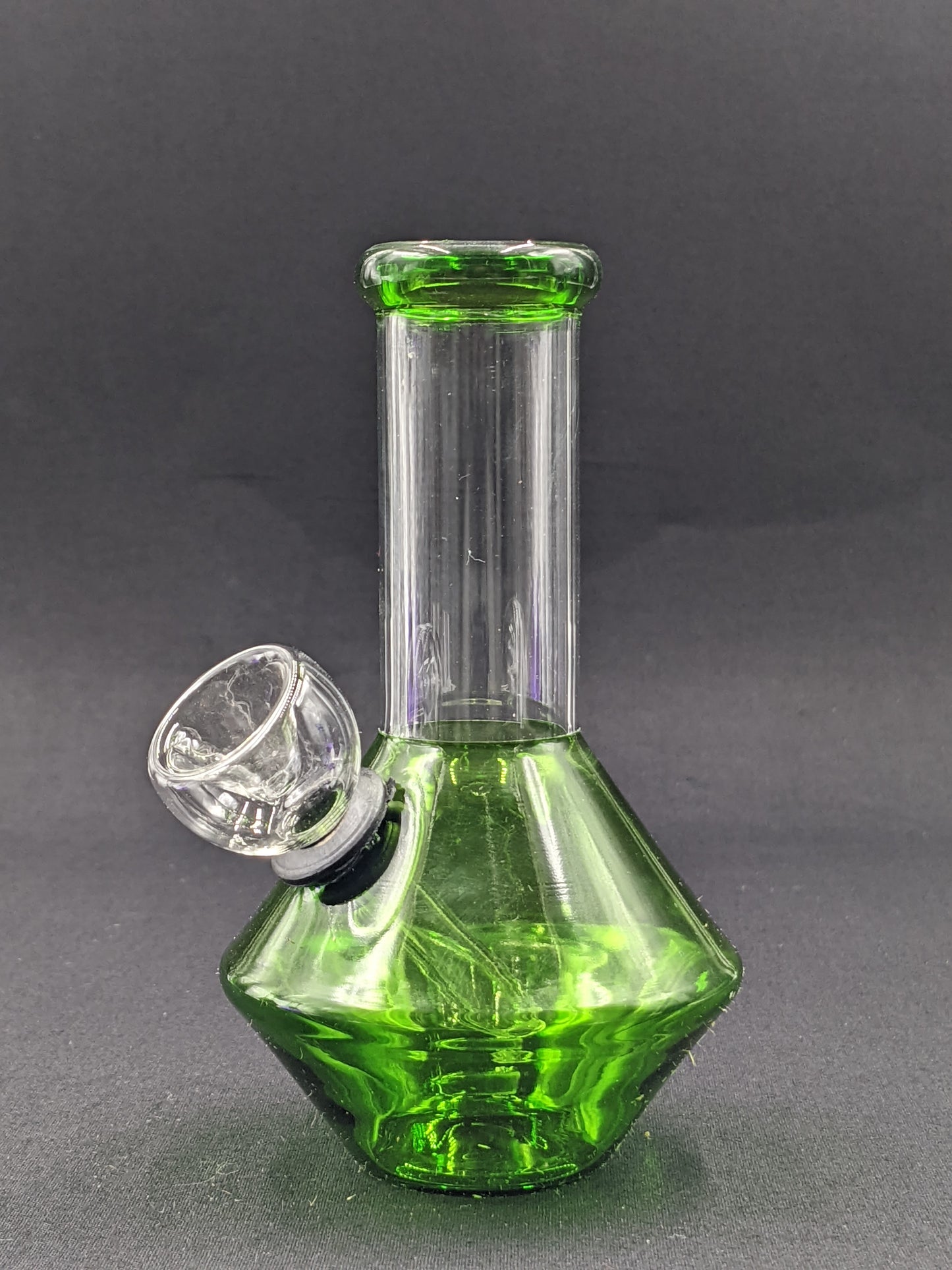 5" Glass Water Pipe Bong UFO Green
