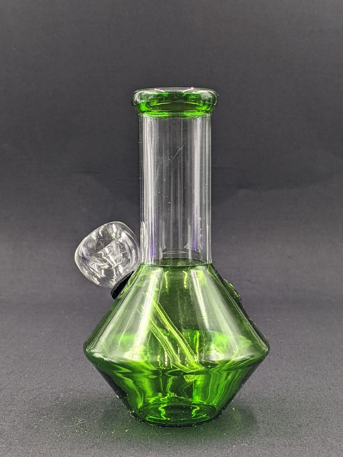 5" Glass Water Pipe Bong UFO Green