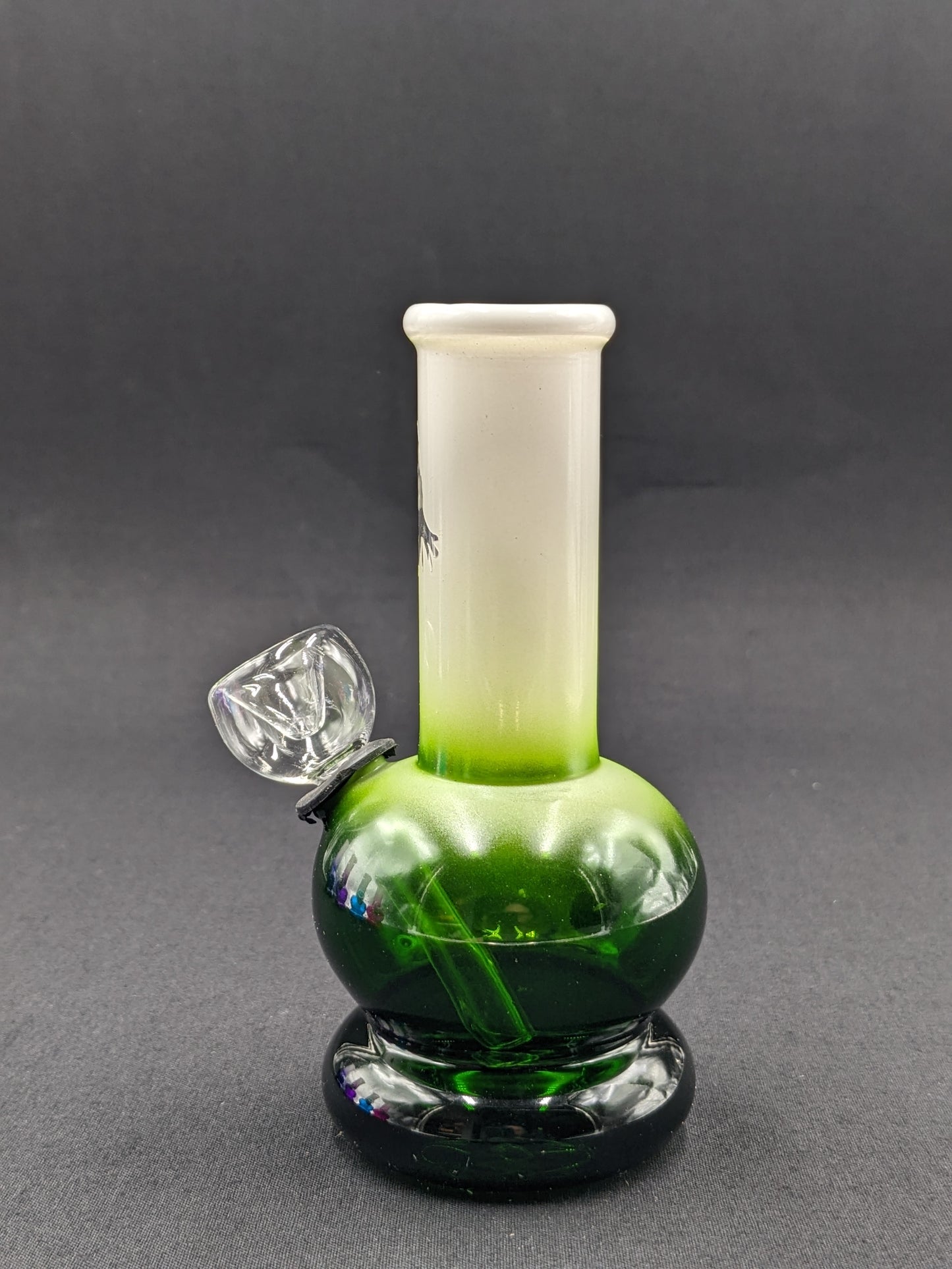 5" Glass Water Pipe Bong Green Marley