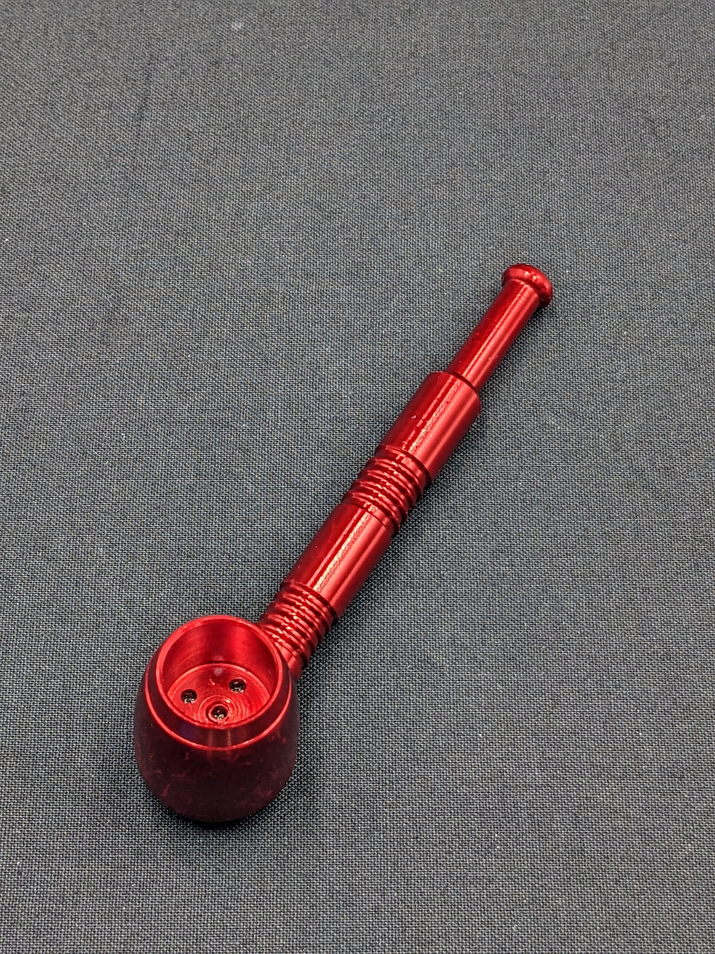 4" Metal Spoon + 5 FREE Screens! Red