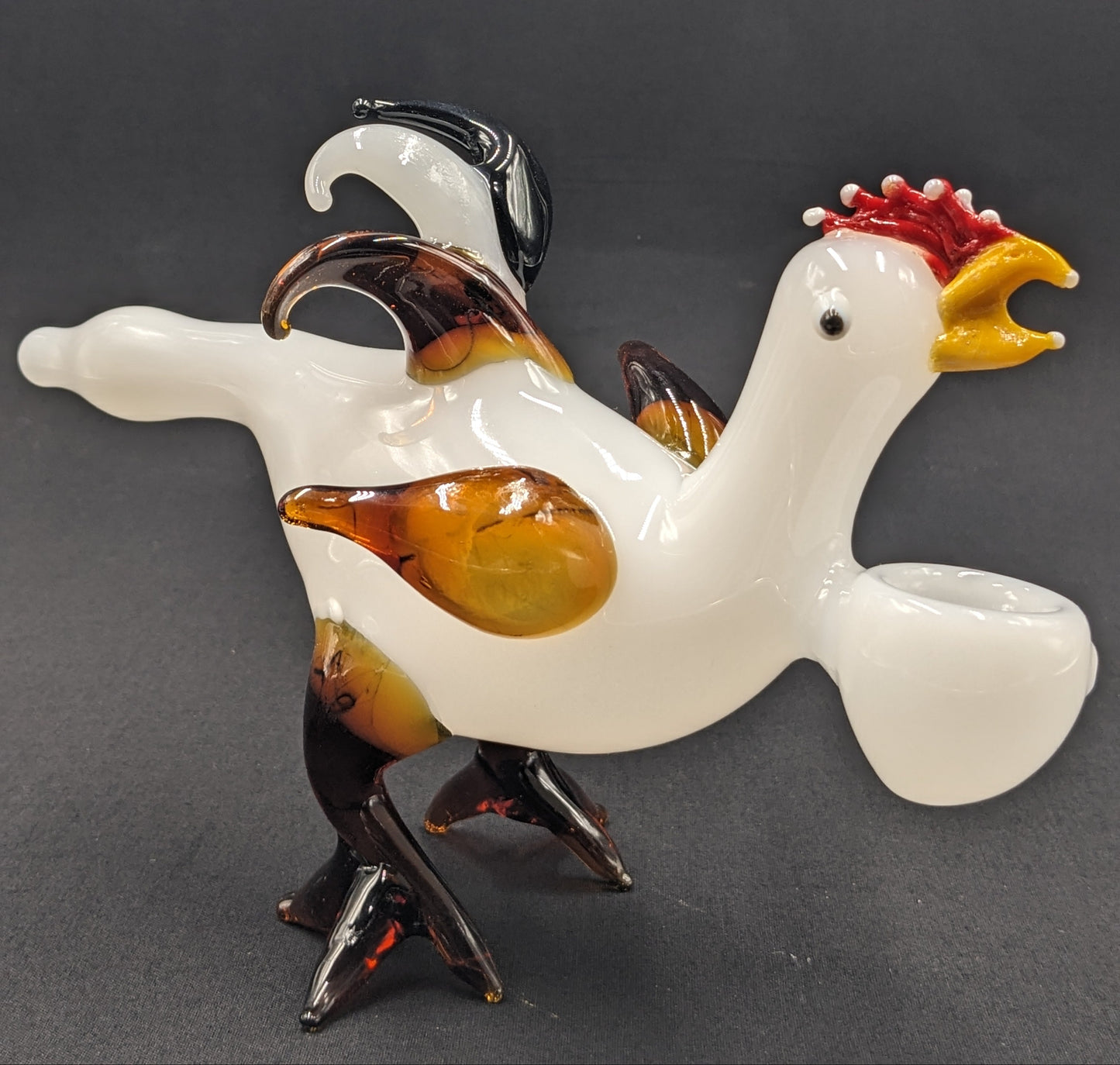 5.5" Glass Bowl Crazy Chicken Collection 15