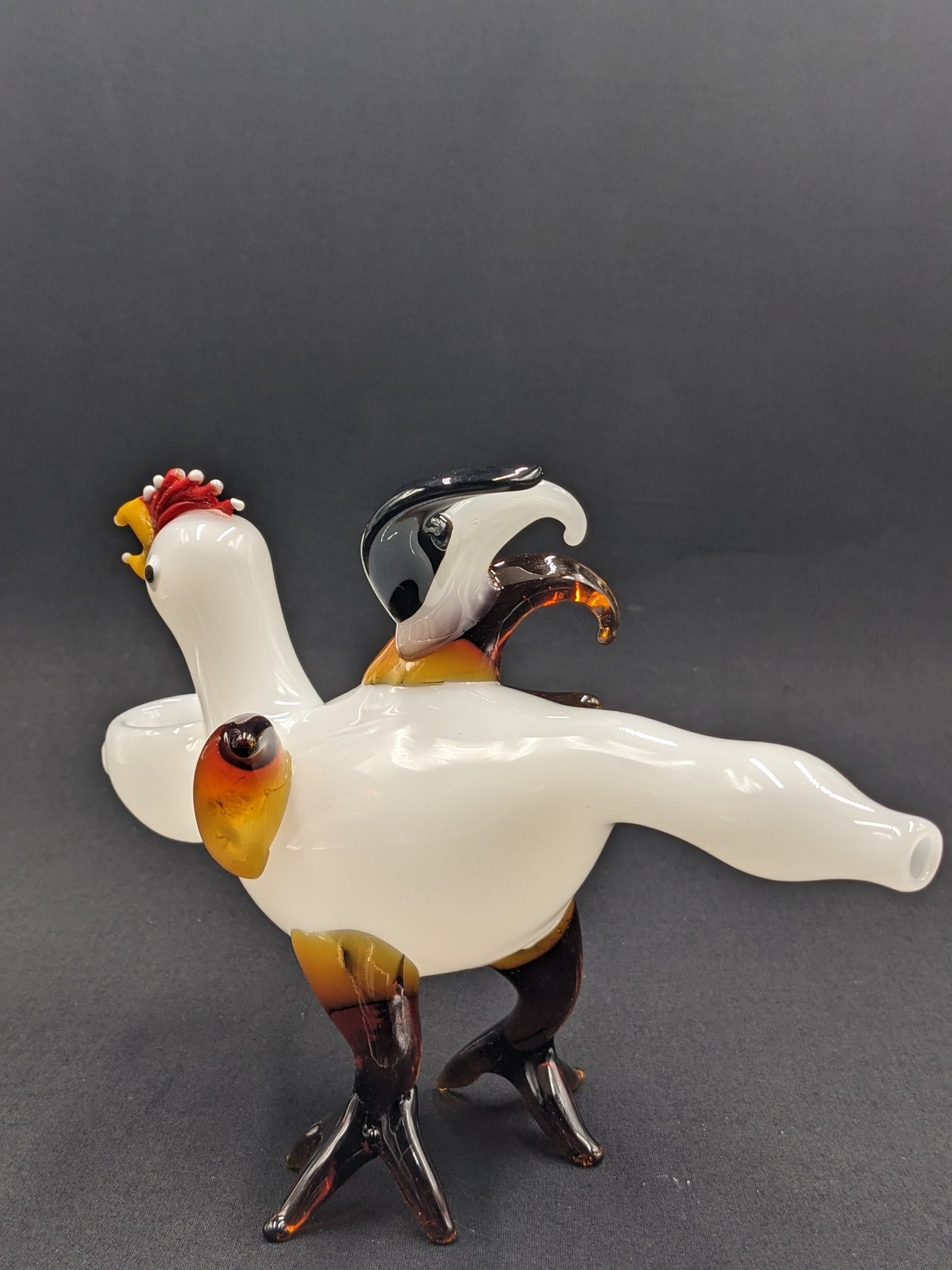 5.5" Glass Bowl Crazy Chicken Collection 15
