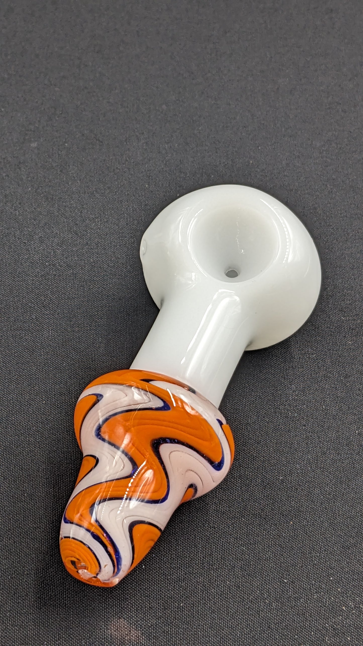 4" Glass Spoon Mixed Swirl O/W