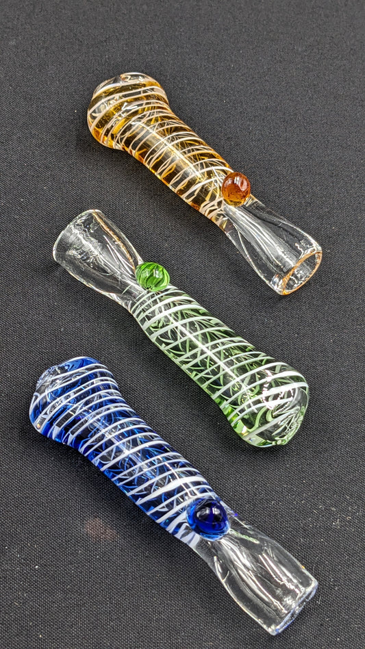 2 Pack: 3" Glass One Hitter 07