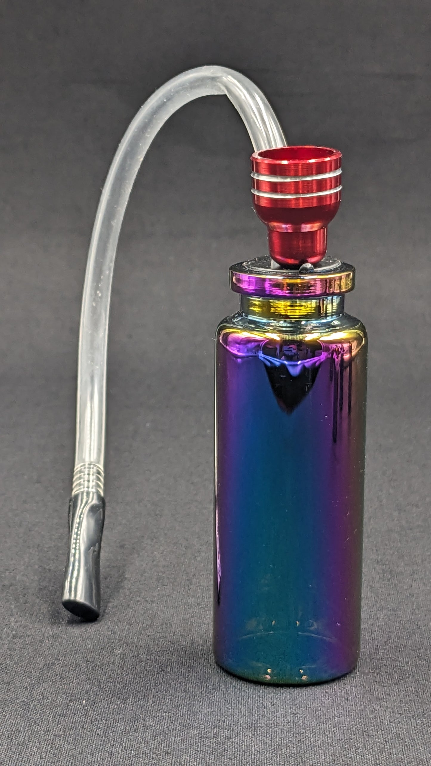 4" Water Pipe Bong w/ Hose Rainbow