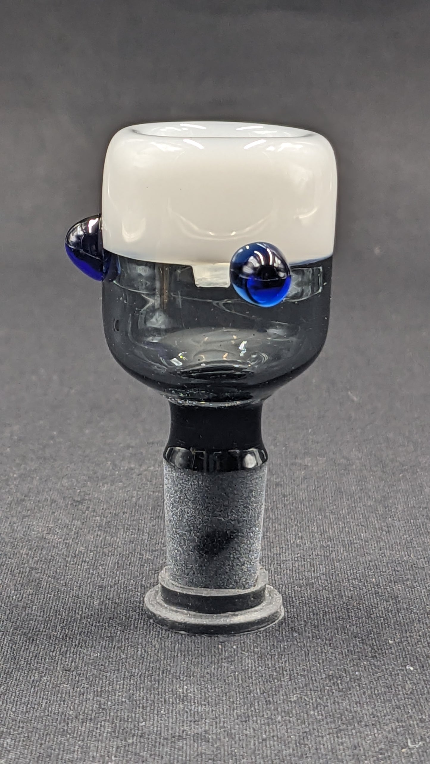 14mm Male Slide Bowl Glass for Water Pipes - BW06 White Mix