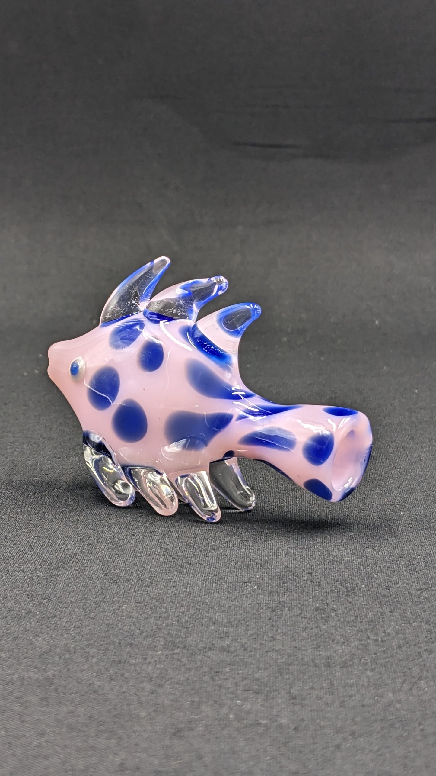 3" Glass One Hitter Fish PKBL