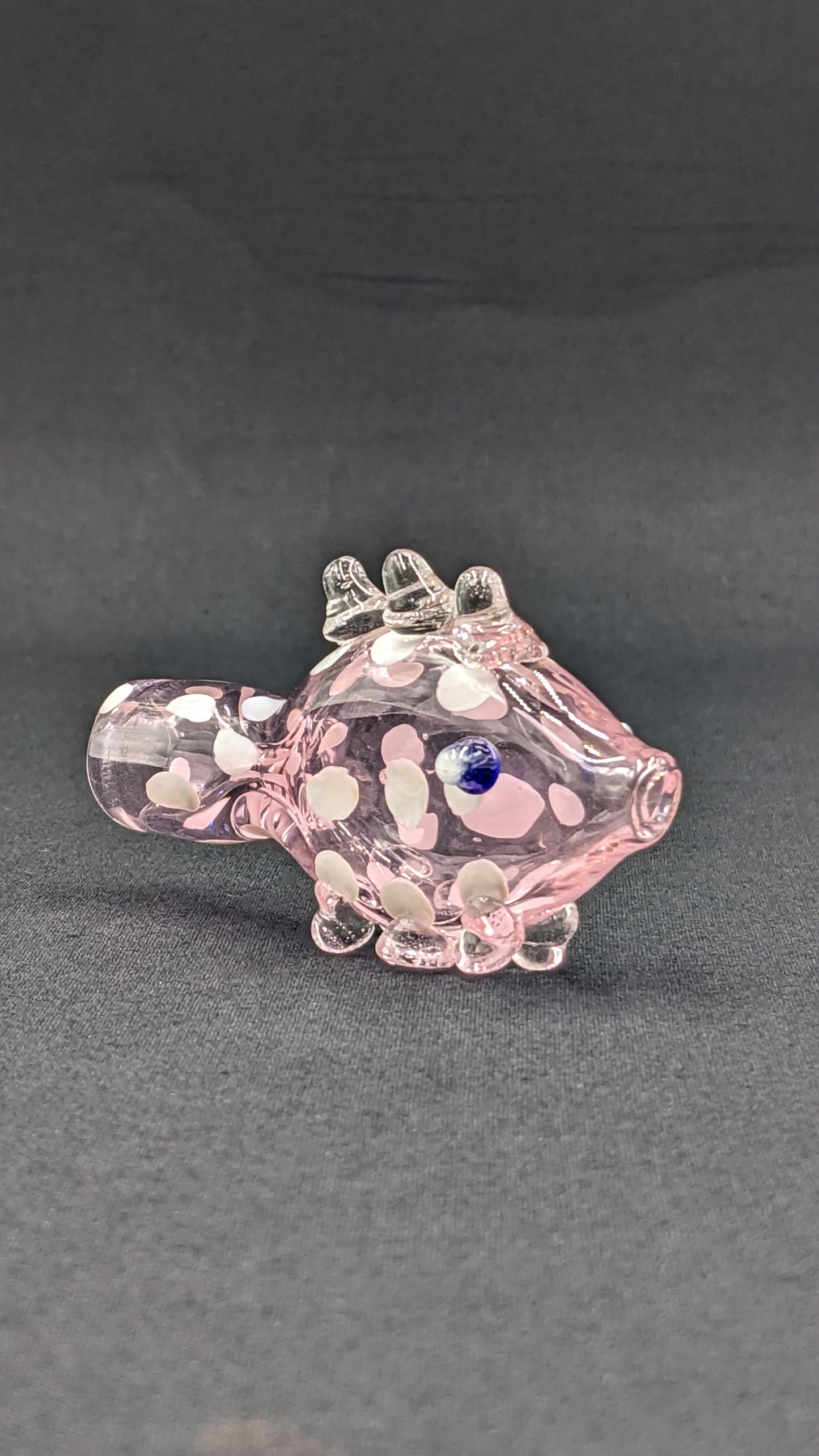 3" Glass One Hitter Fish CP