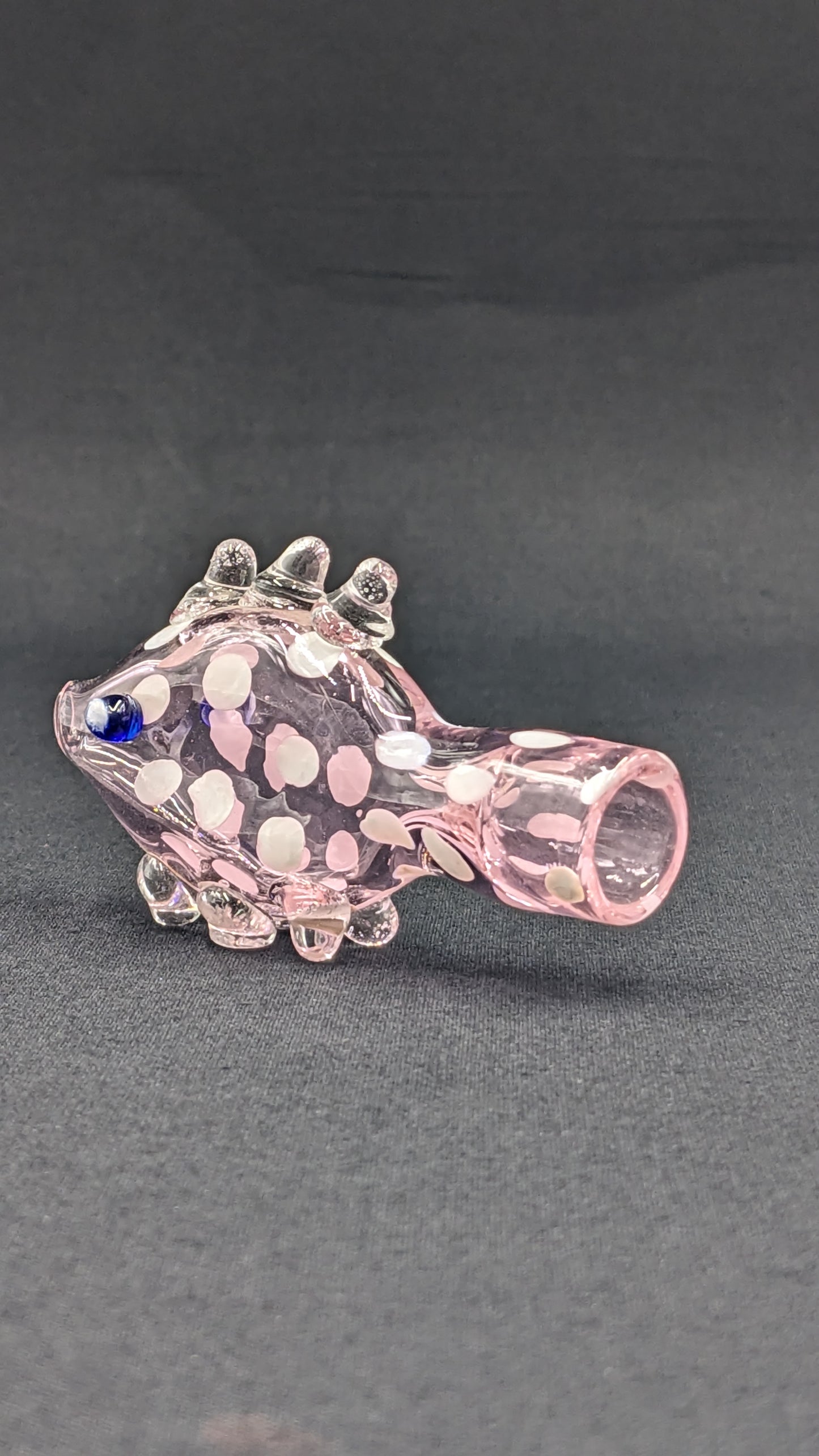 3" Glass One Hitter Fish CP