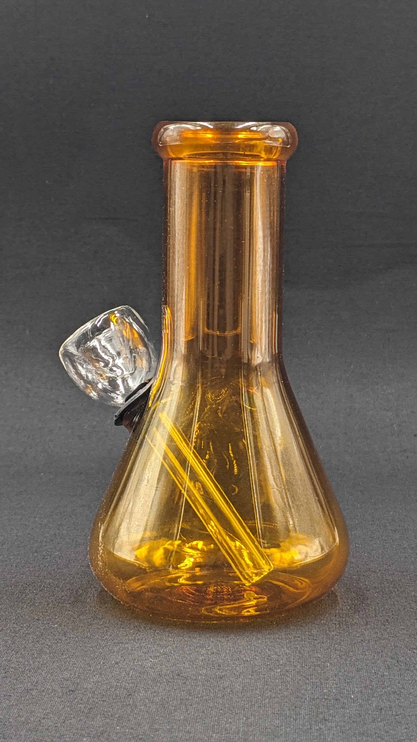 5" Glass Water Pipe Bong Beaker Honey
