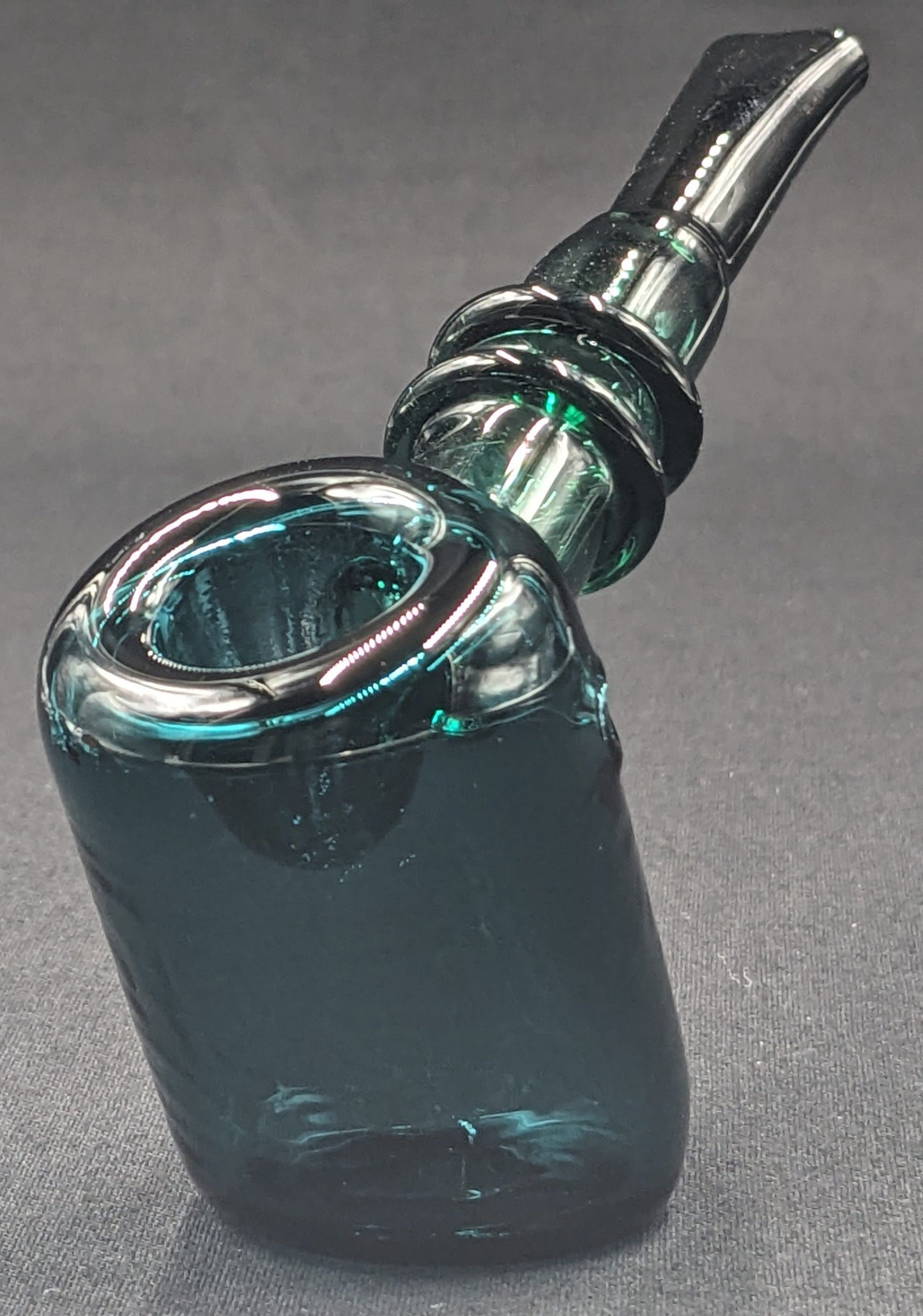5.25" Glass Spoon Hammer Teal