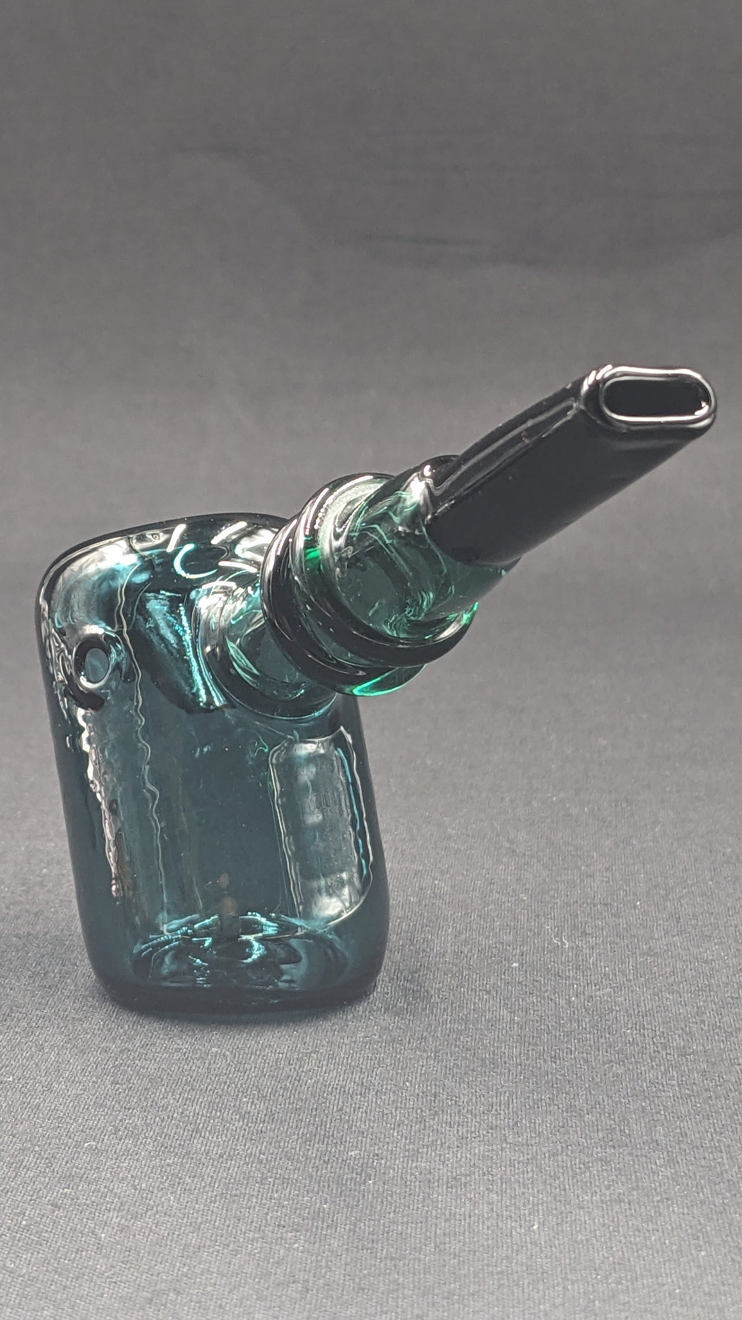 5.25" Glass Spoon Hammer Teal