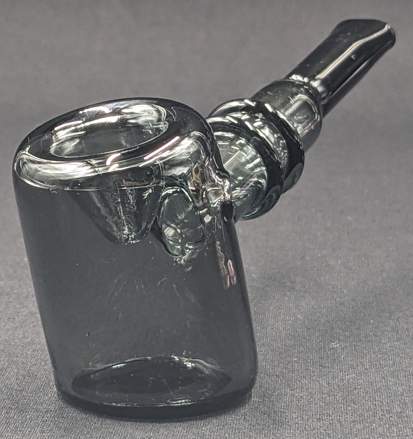 5.25" Glass Spoon Hammer Gray
