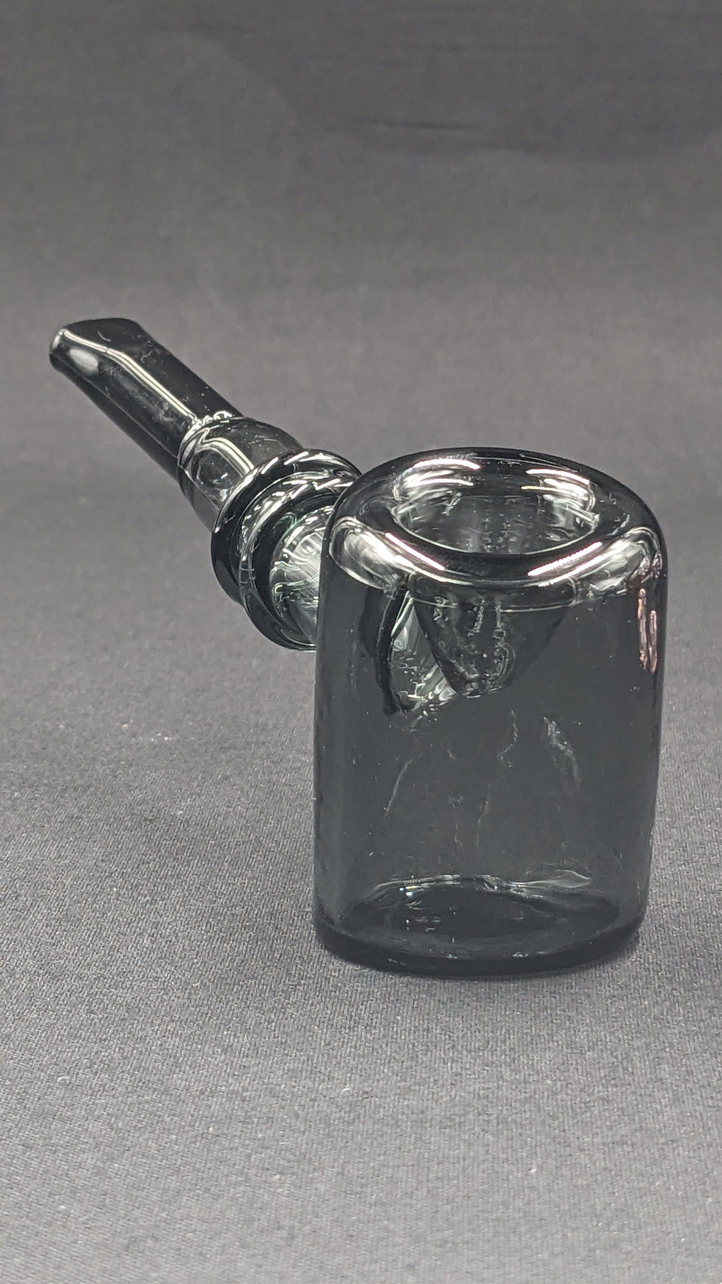 5.25" Glass Spoon Hammer Gray