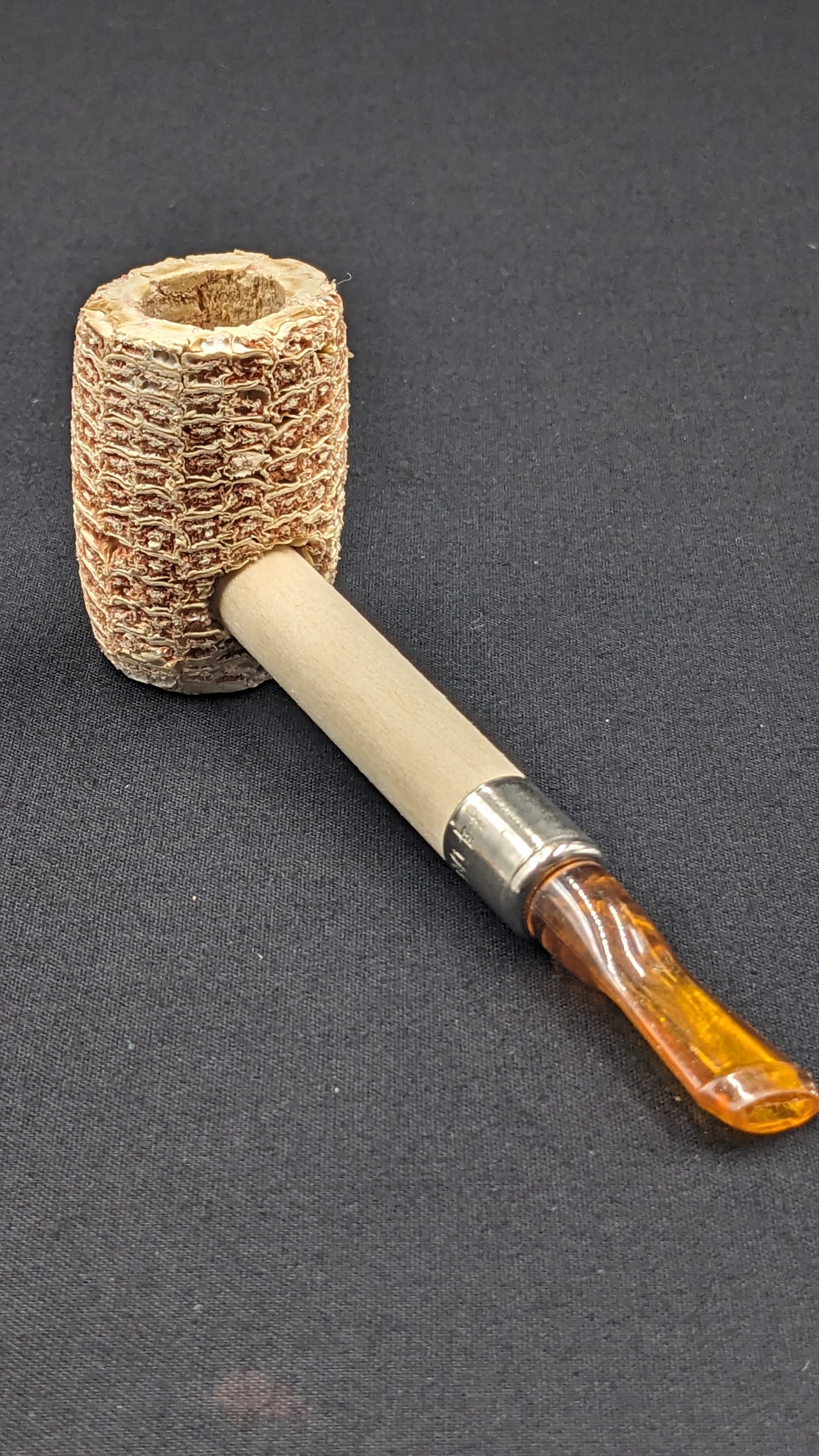 5" Classic Corn Cob Pipe with 5 Free Screens 030