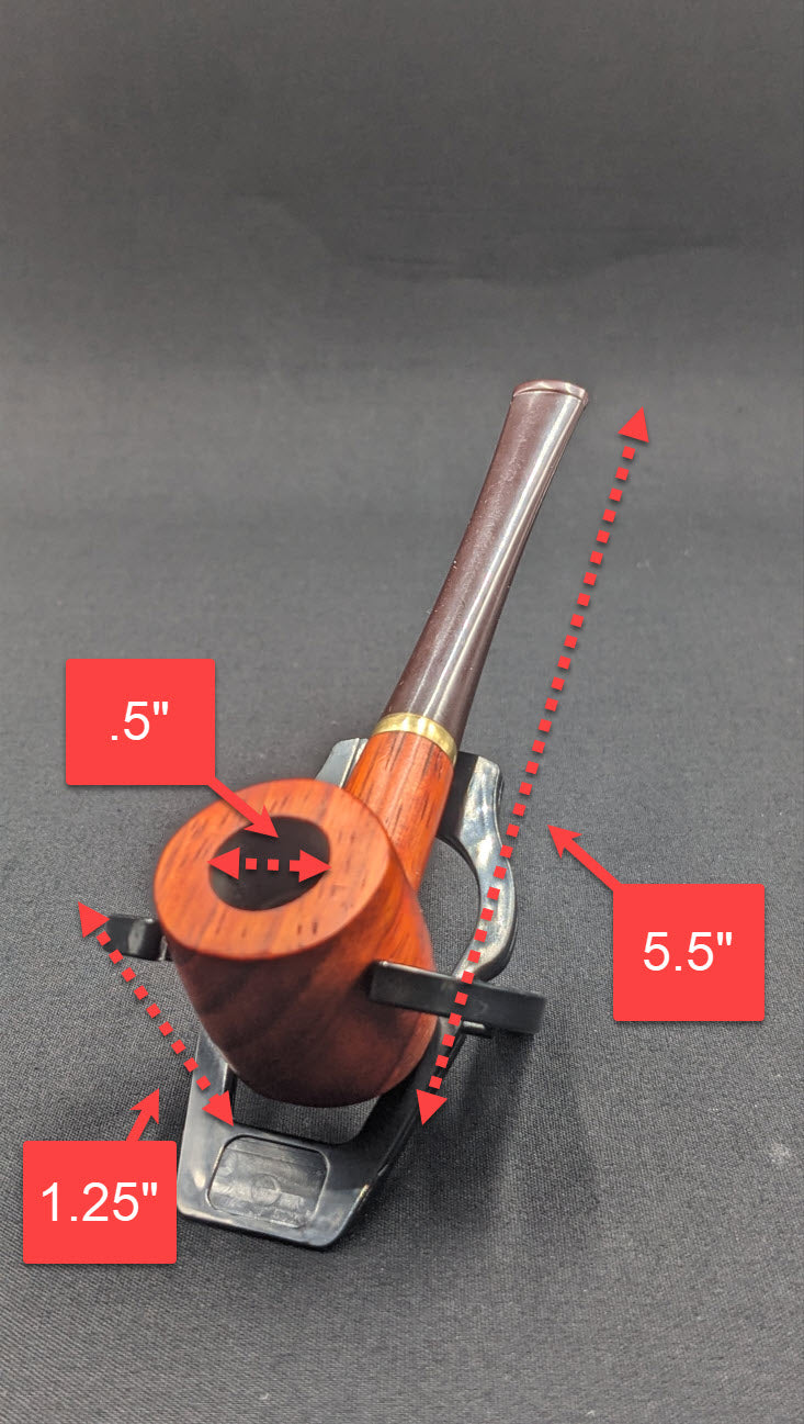 5.5" Wood Sherlock Pipe WD10