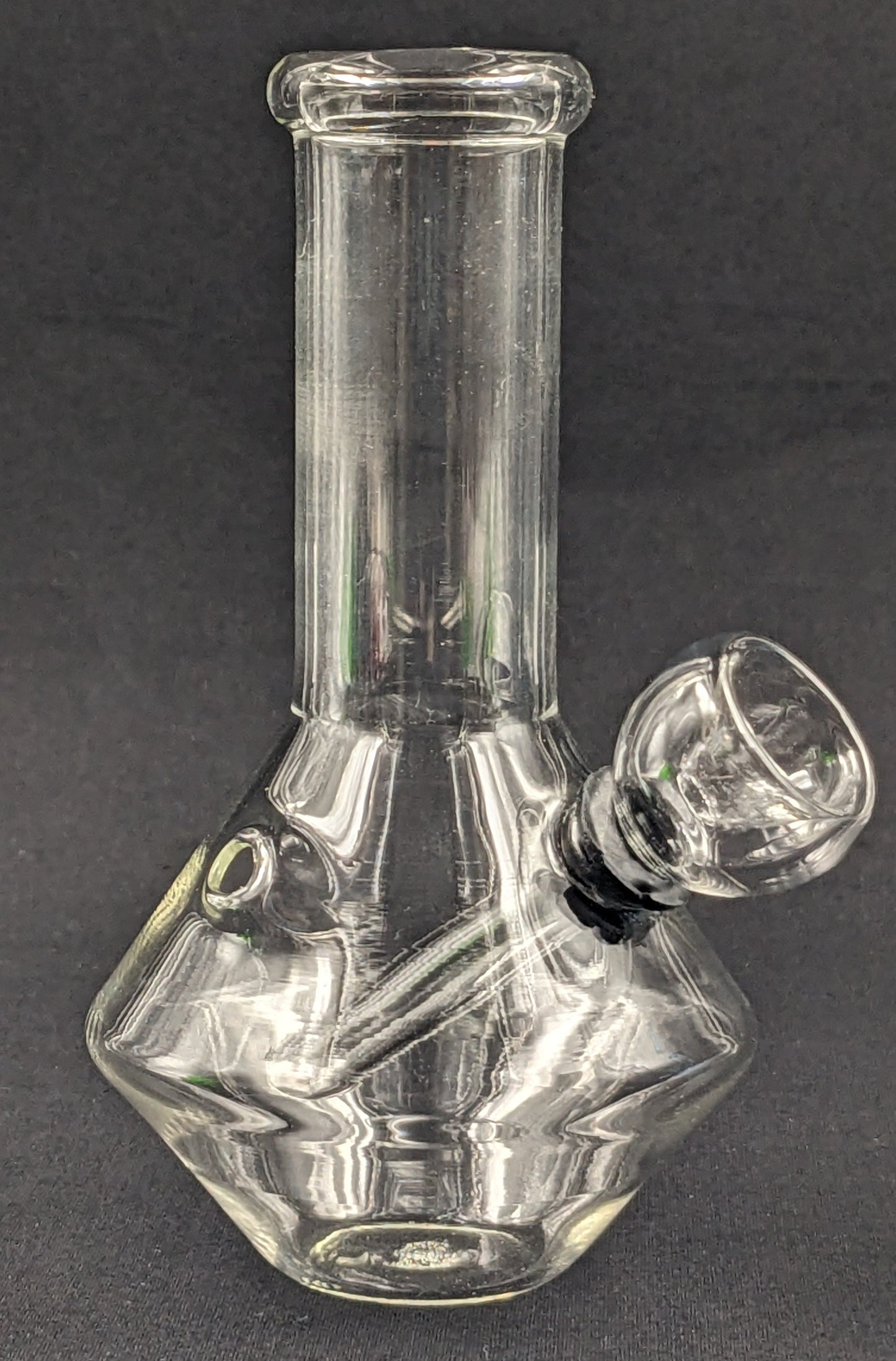5" Glass Water Pipe Bong UFO Clear