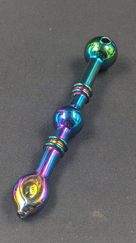 7.5" Glass Oil Burner Multi Colored