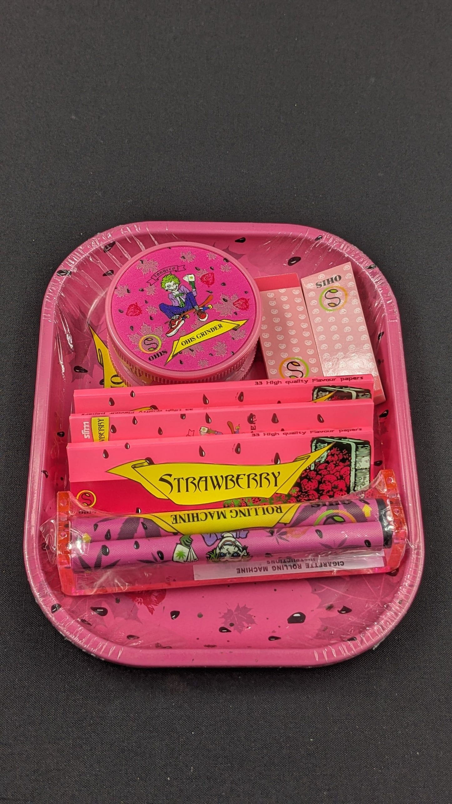 8 Piece Rolling Combo Set Strawberry