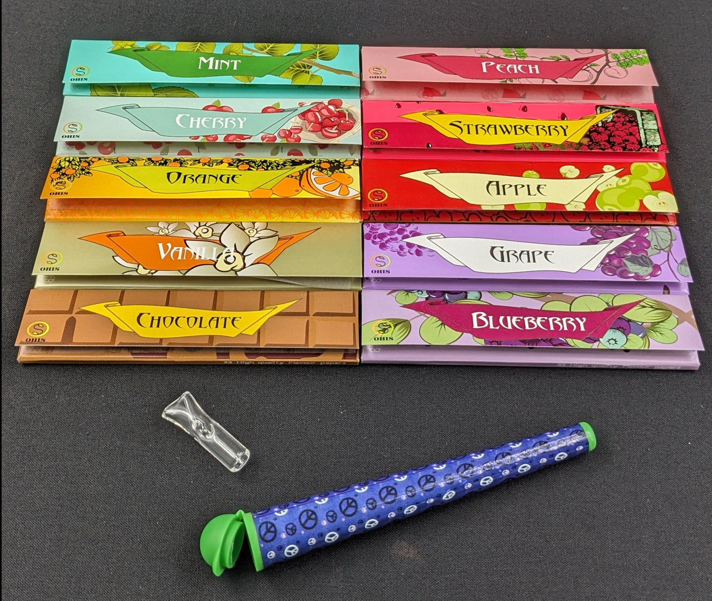 12 Piece Rolling Combo Set 10 Flavors!