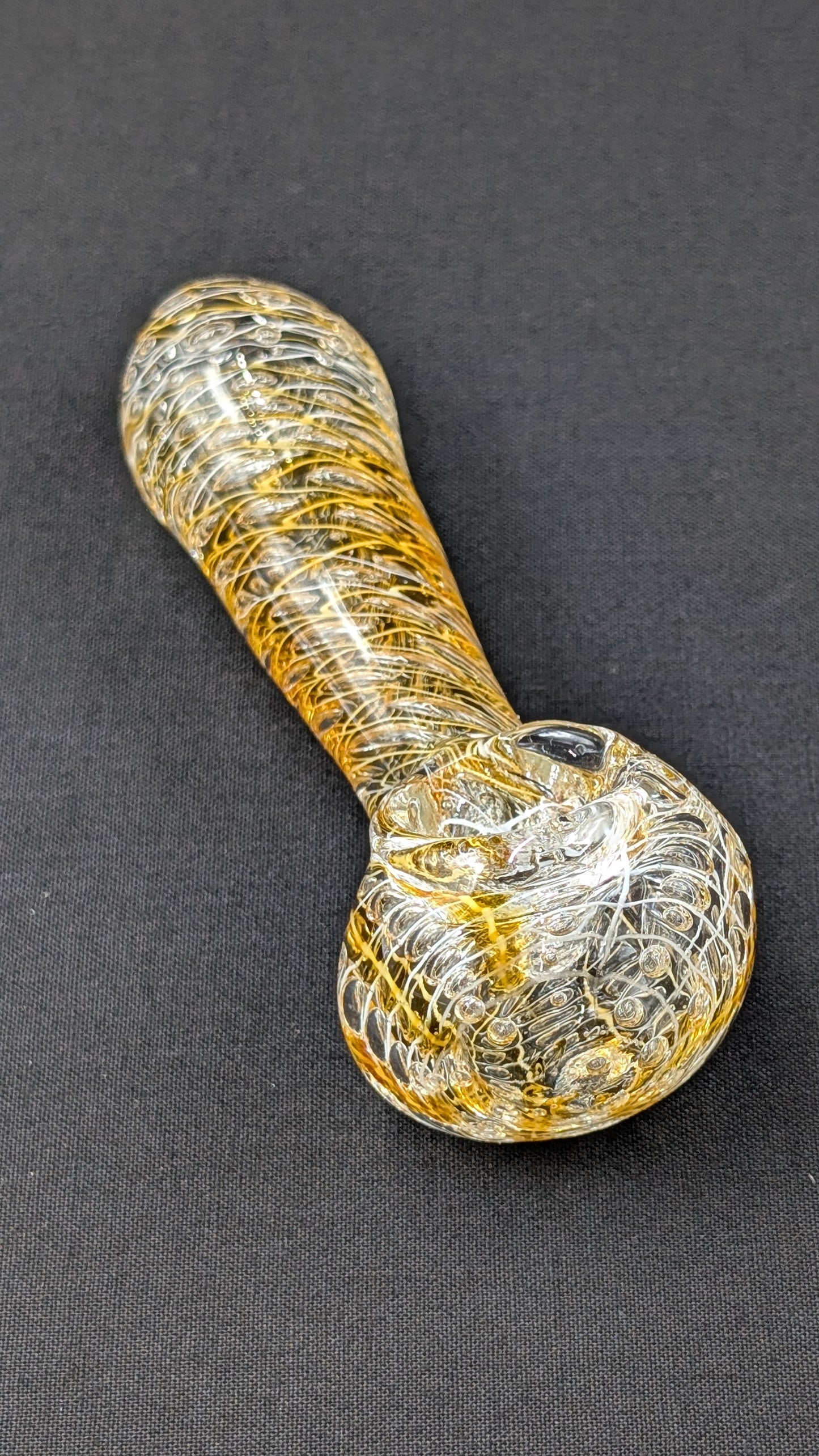 4" Glass Spoon TAN 0500