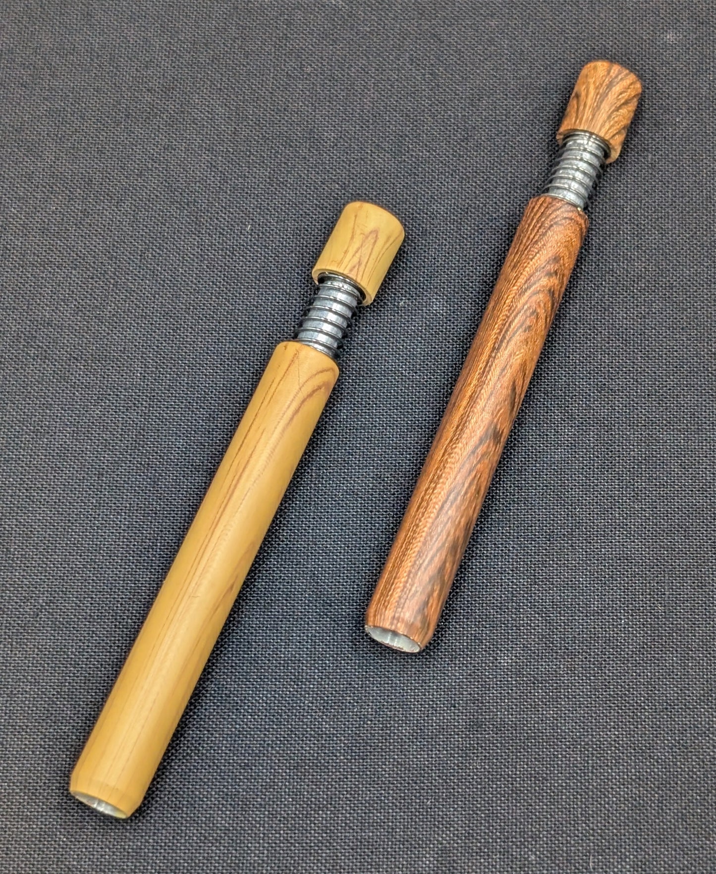 2 Pack: 3" Metal One Hitter Self Cleaning Spring Wood Look