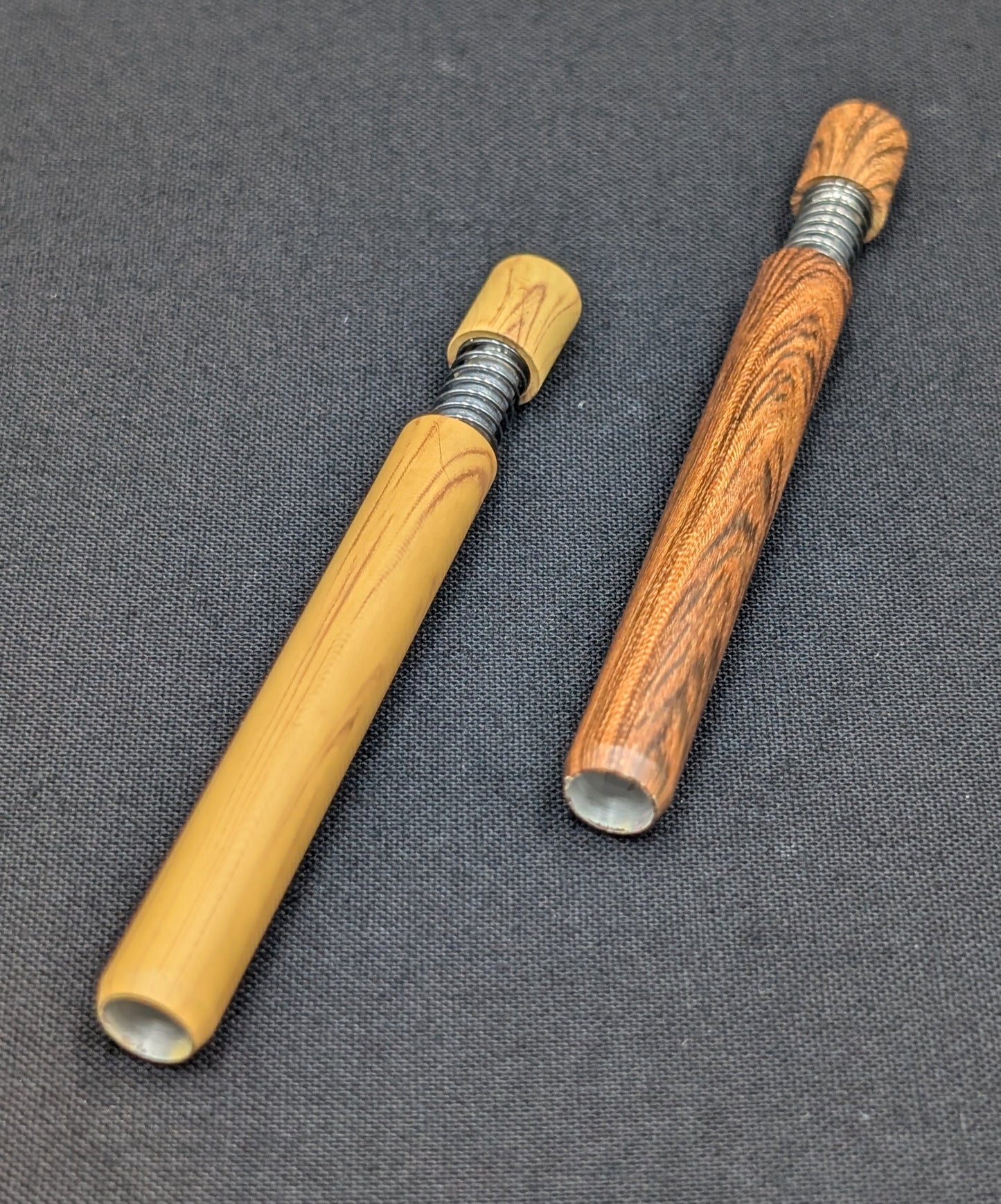 2 Pack: 3" Metal One Hitter Self Cleaning Spring Wood Look
