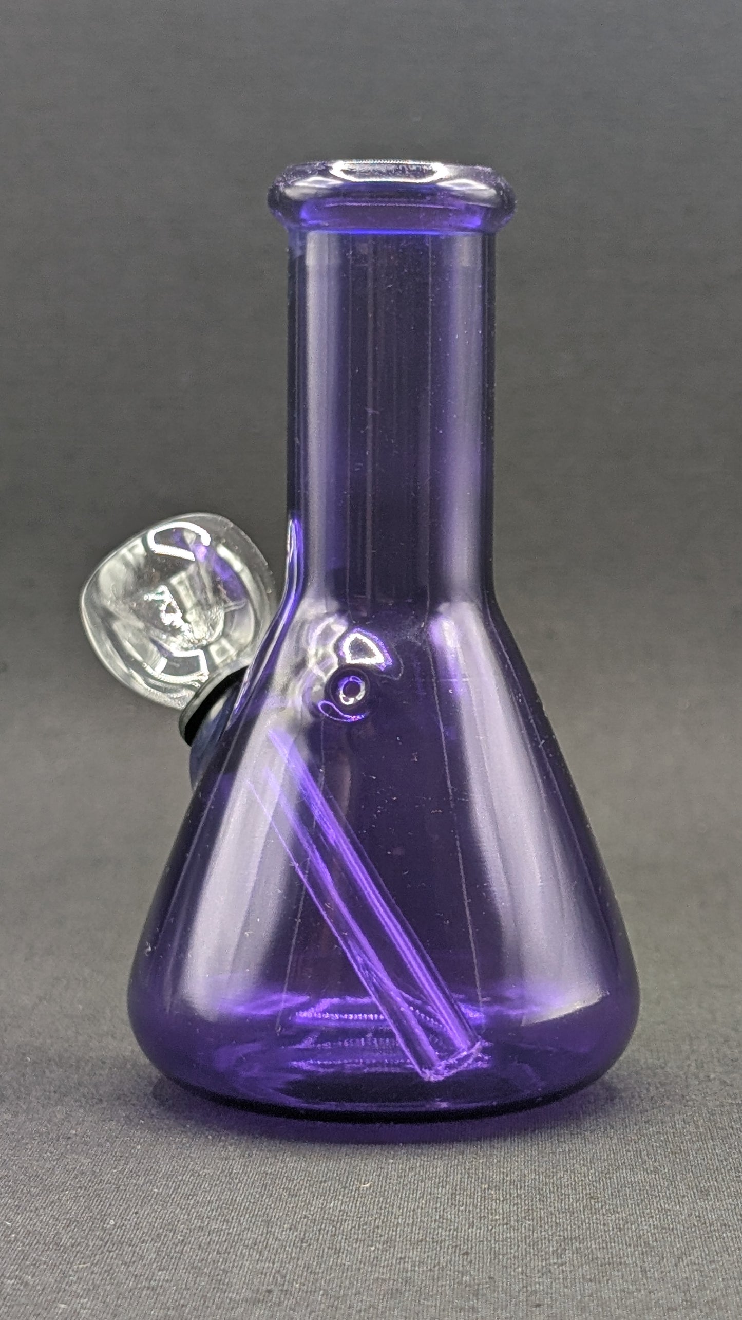 5" Glass Water Pipe Bong Purple Beaker