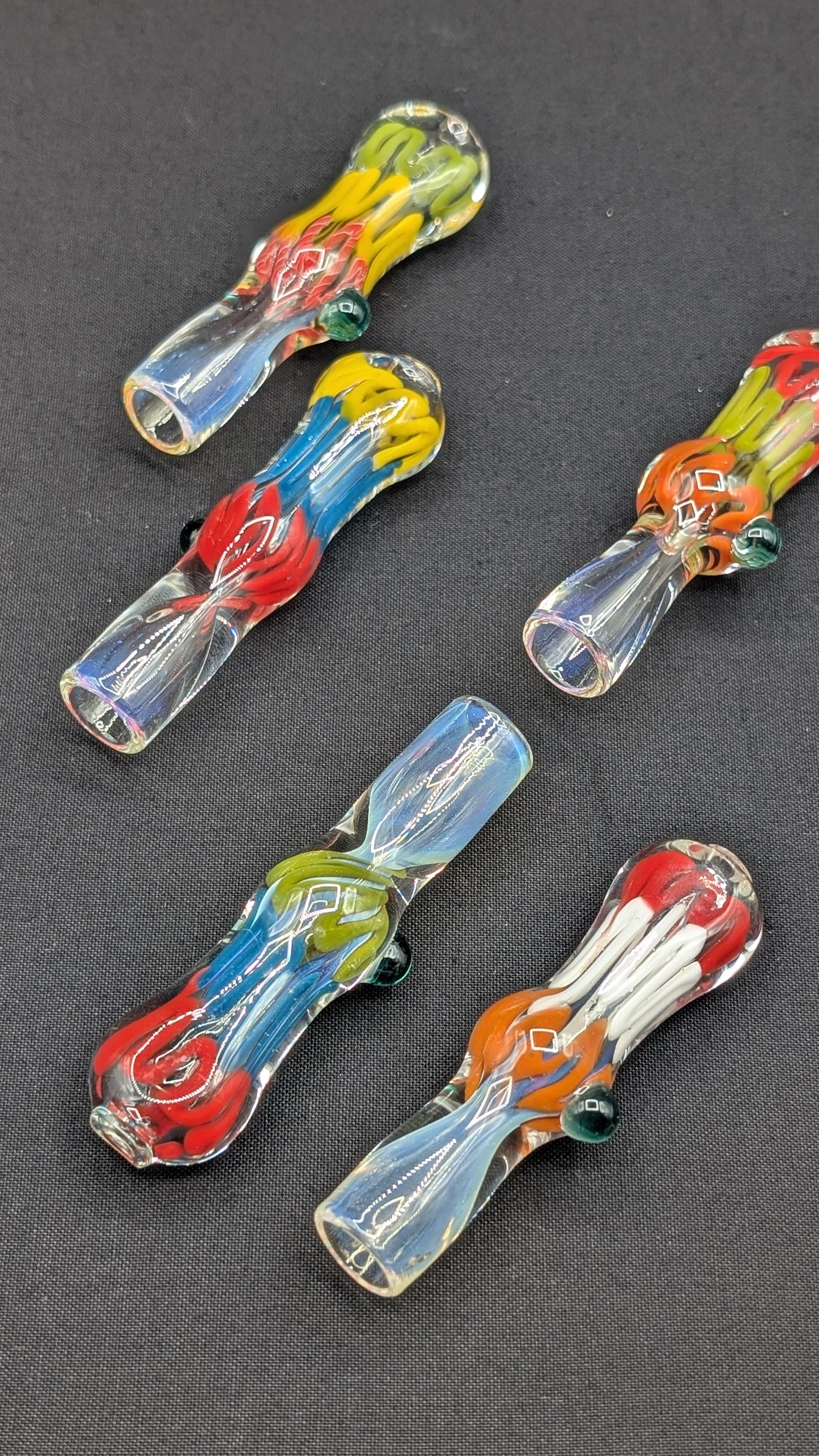 2 Pack: 3" Glass One Hitter 02
