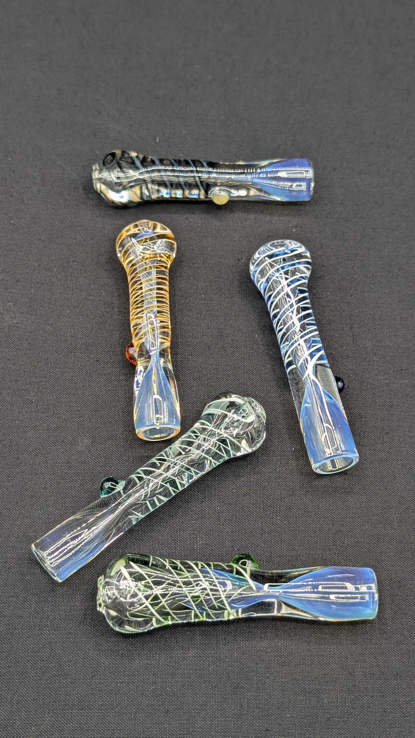 2 Pack: 3" Glass One Hitter 01