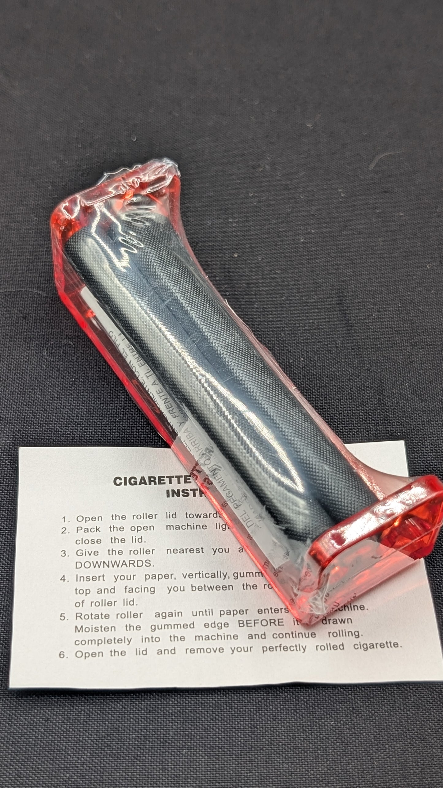 78mm Hand Rolling Machine Red