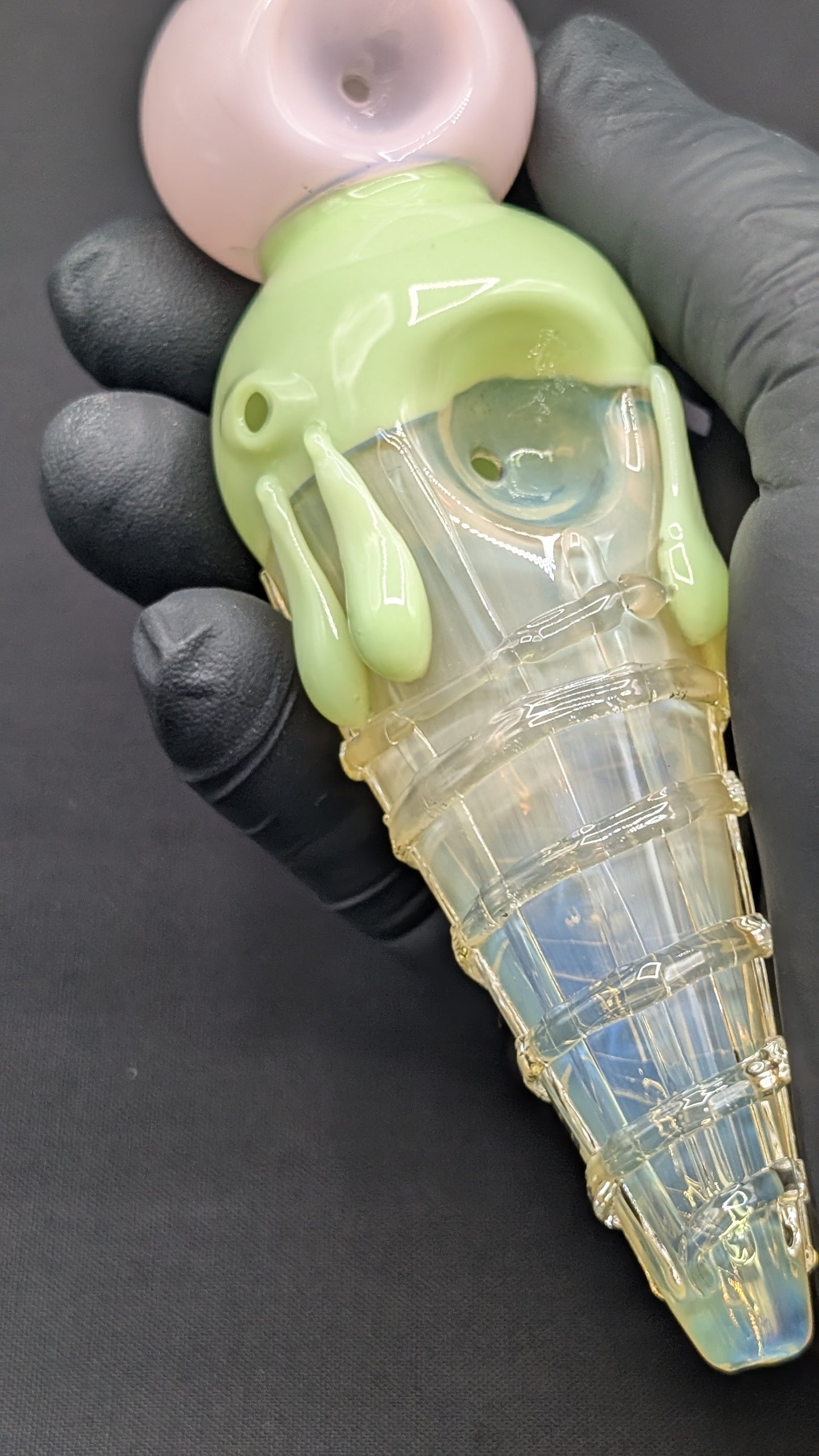 5.5" Glass Spoon Ice Cream 02