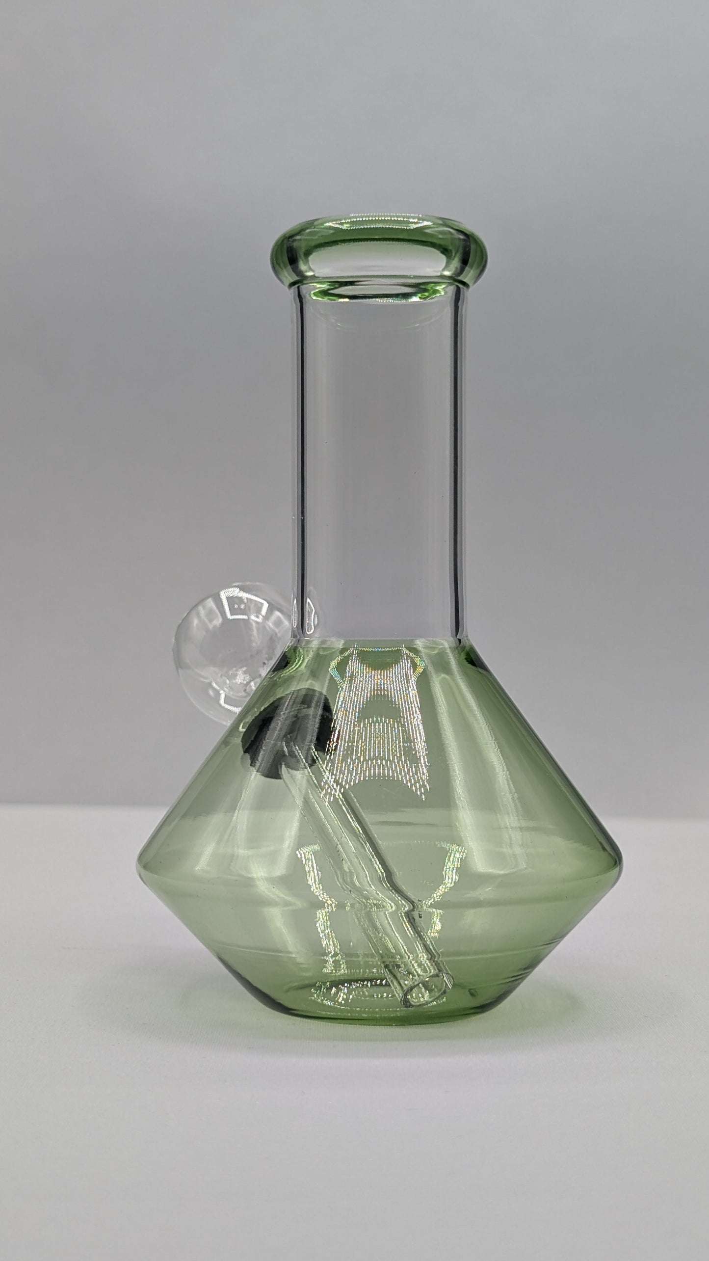 5" Glass Water Pipe Bong UFO Green (Colored Glass)