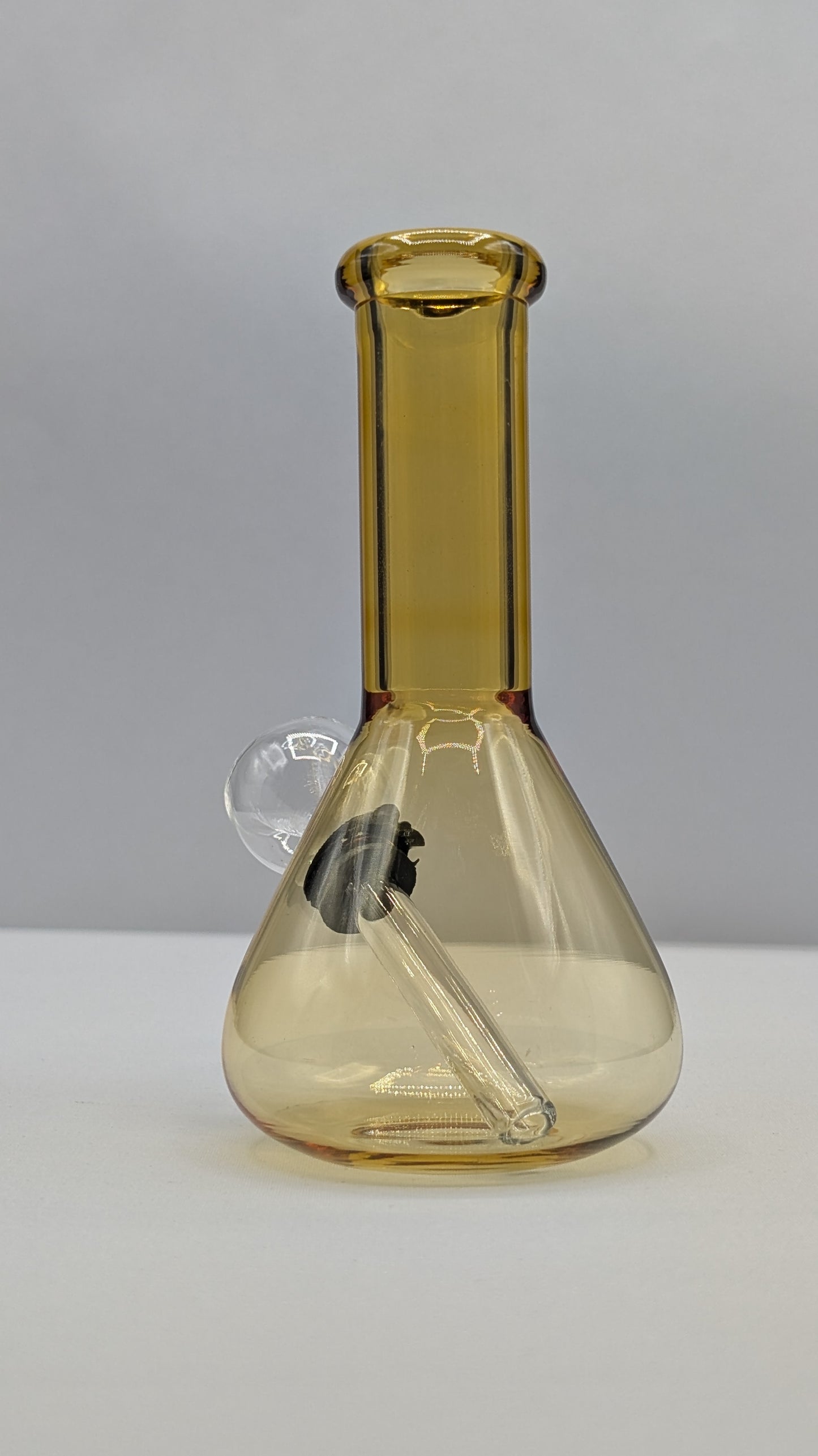5" Glass Water Pipe Bong Beaker Honey (Colored Glass)