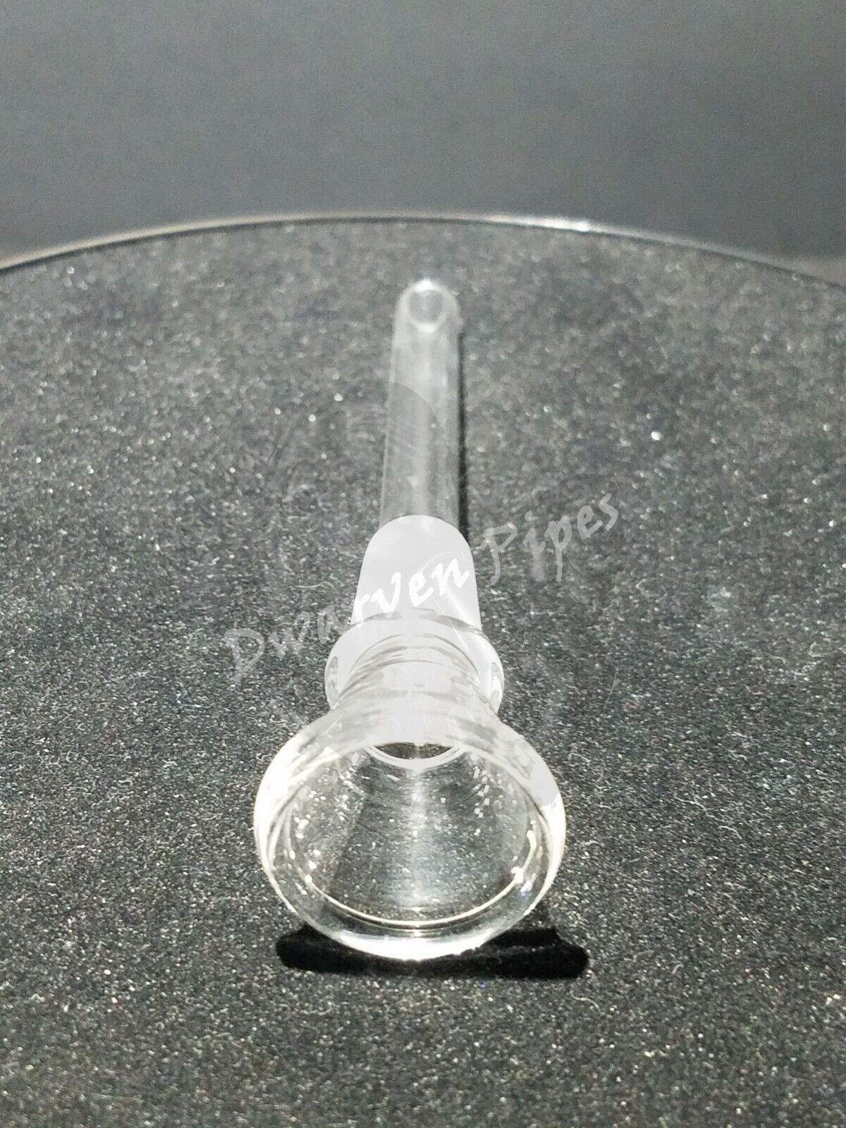 2 Pack: Glass Downstem With Bowl 14MM Male For Glass Water Pipe Replacement