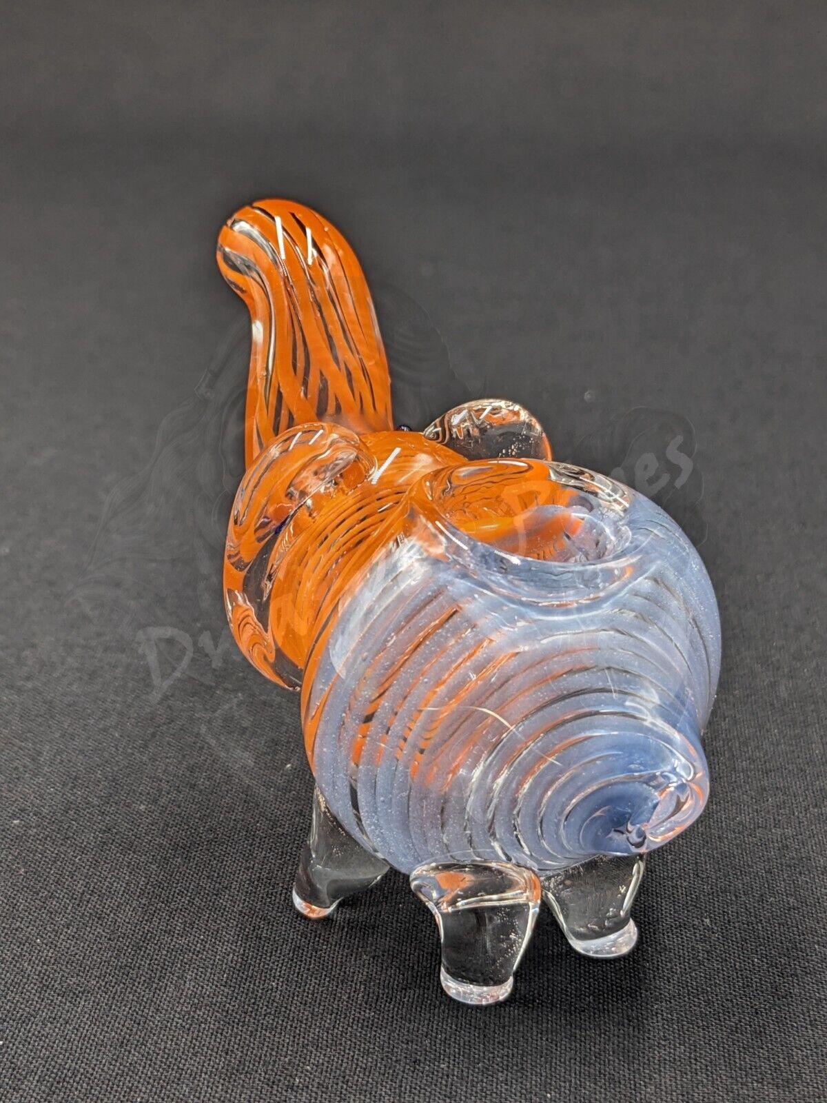 3" Elephant Glass Bowl Pipe 08
