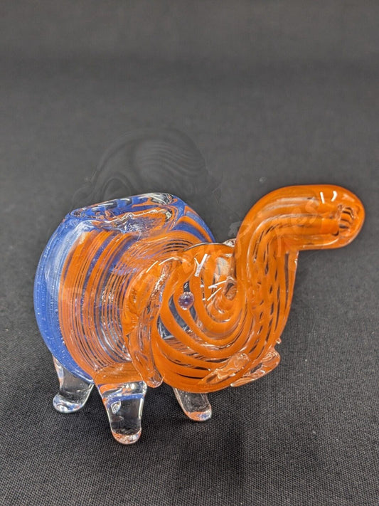 3" Elephant Glass Bowl Pipe 11