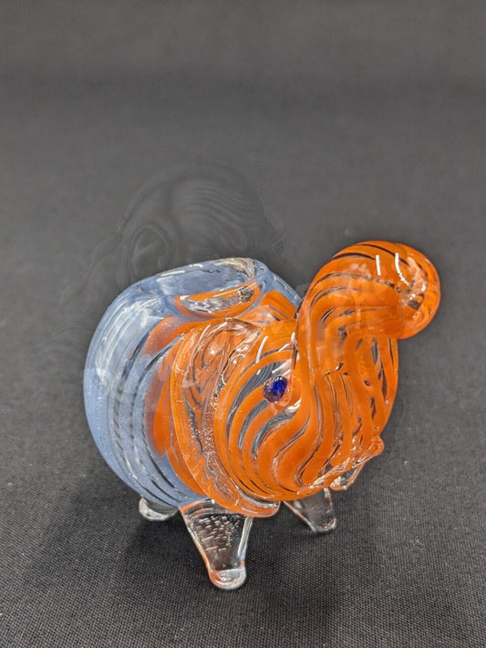 3" Elephant Glass Bowl Pipe 08